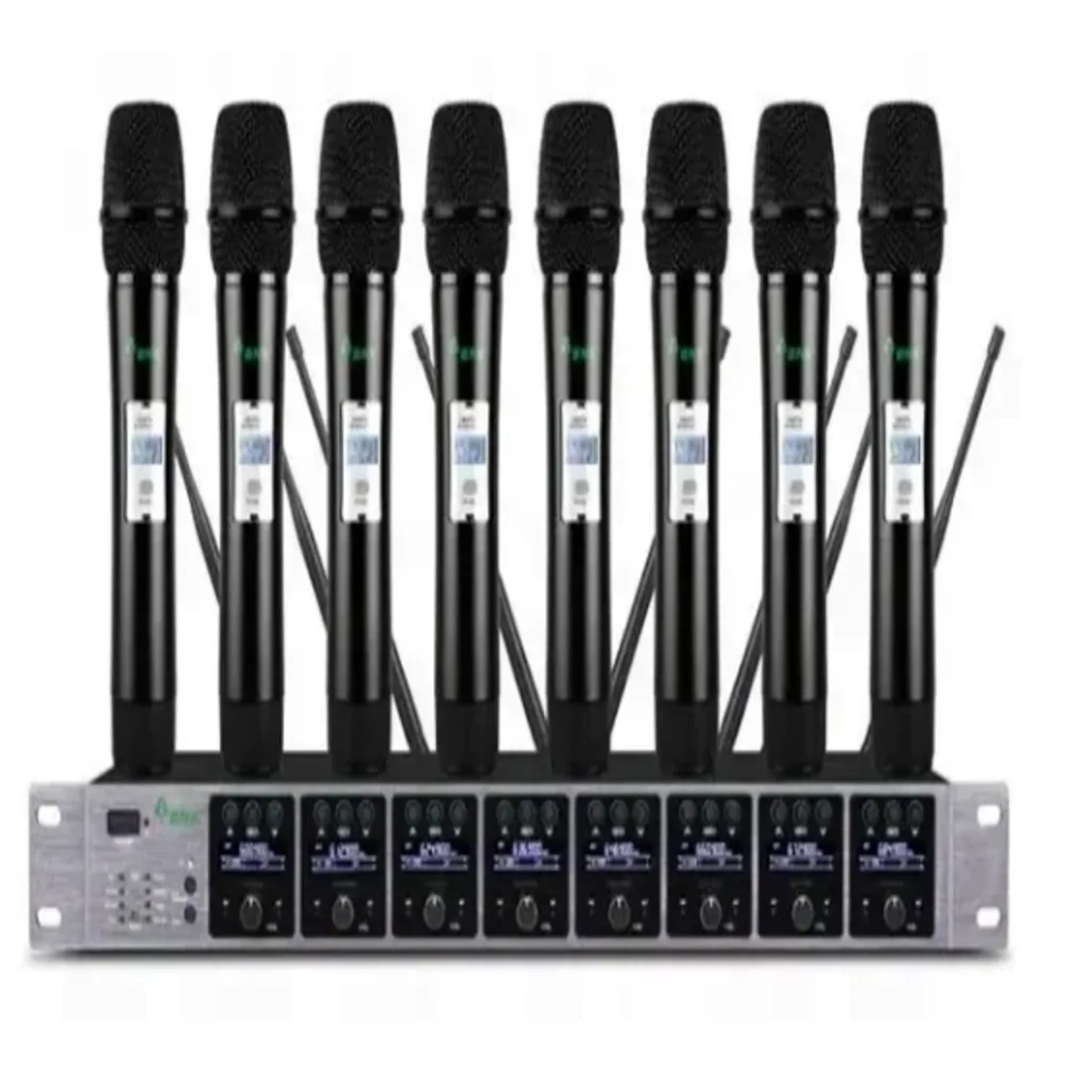 BNK ES-800 8-Channel Wireless System BNK Wireless Microphone Systems Digital Infrared (IR) Automatic Sync Digital Synthesized Stability main view audio equipment Kenya