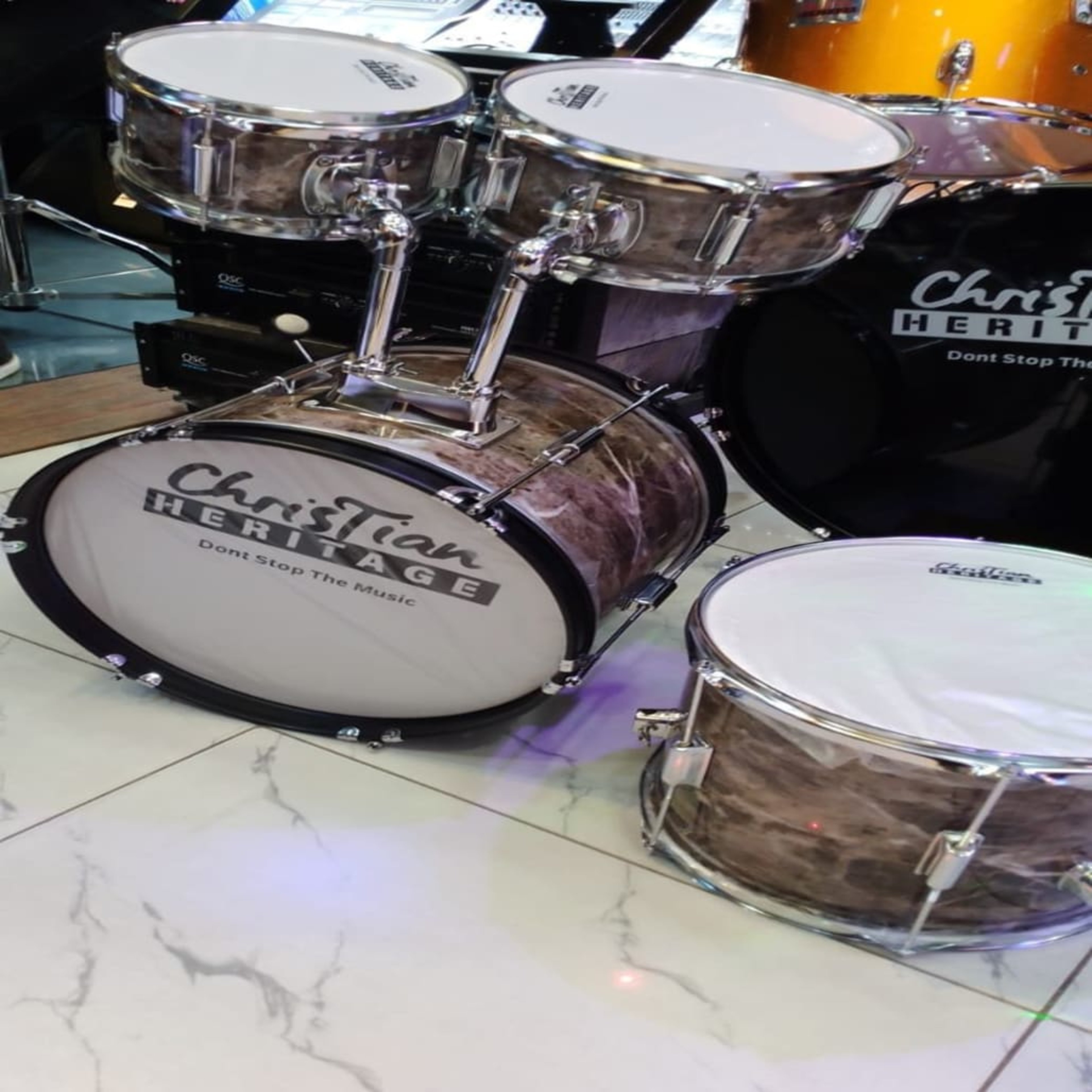 Christian Heritage Junior 'Baby' Drum Set CHRISTIAN HERITAGE Acoustic Drum Sets High-Gloss Vibrant Stage Wrap main view audio equipment Kenya