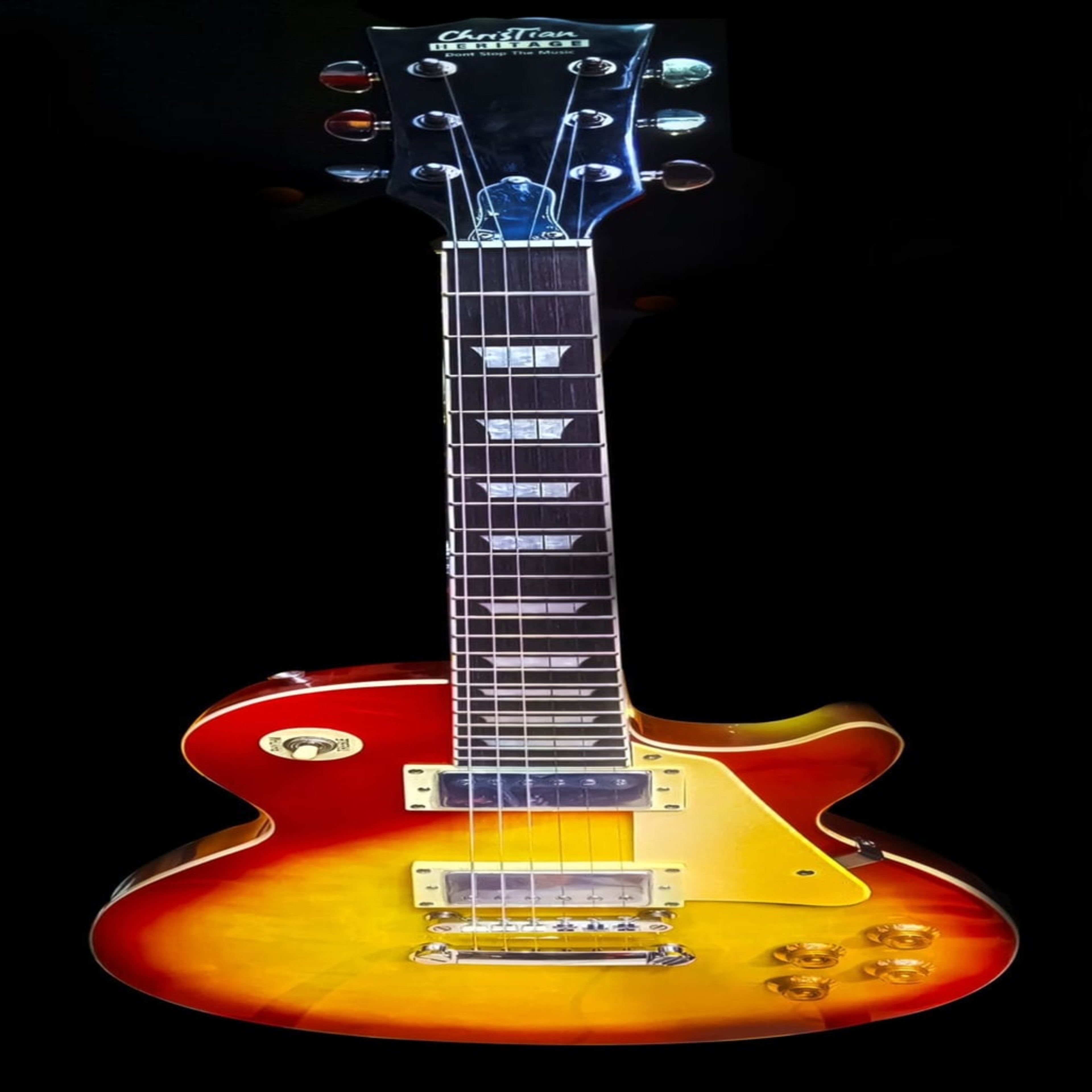 Christian Heritage Solo Electric Guitar CHRISTIAN HERITAGE Bass & Electric Guitars Maple with smooth Rosewood fretboard Solid Body Double-Cutaway main view audio equipment Kenya