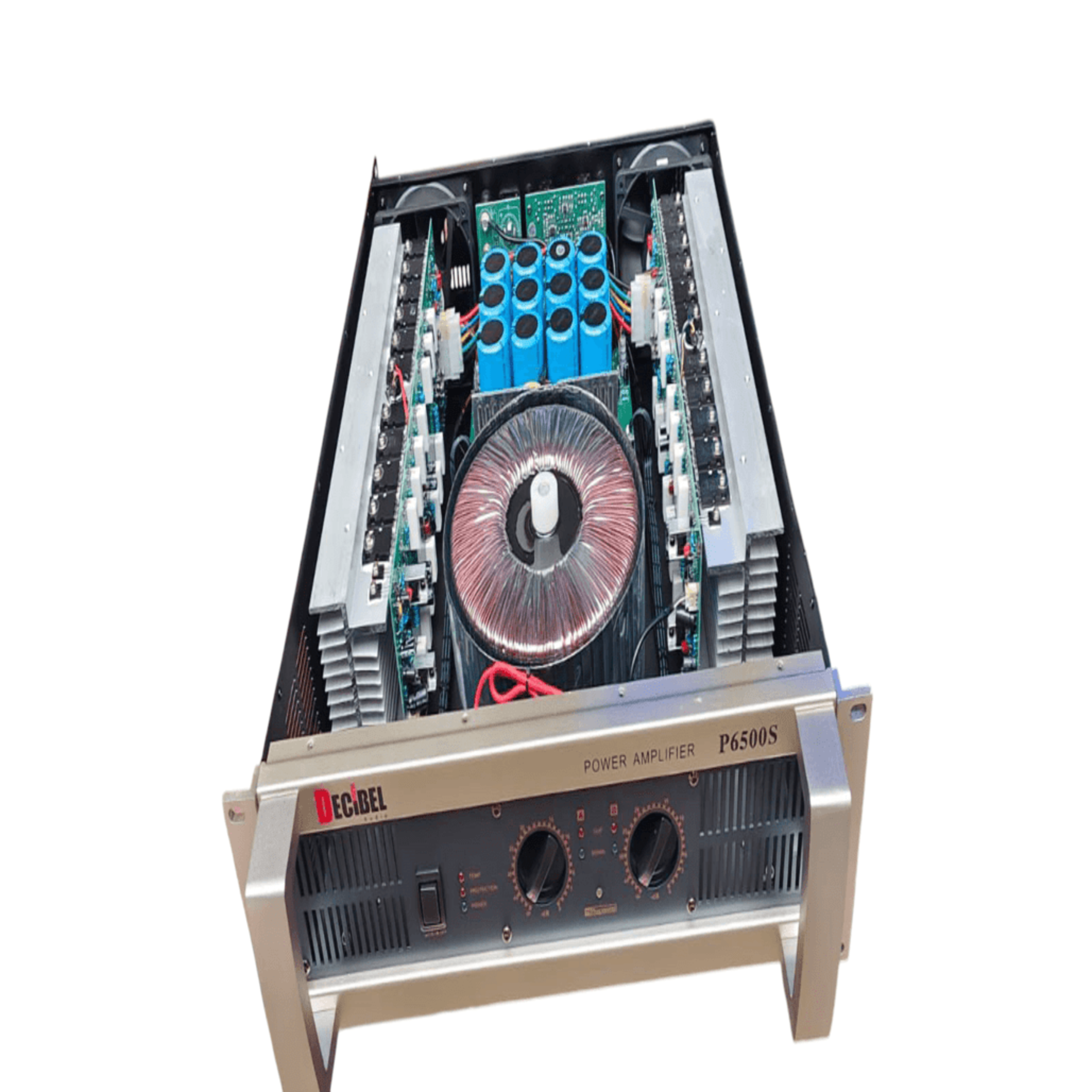 Decibel P6500 Professional Amplifier DECIBEL Power Amplifiers Standard 19-inch 2U Rack Mount main view audio equipment Kenya