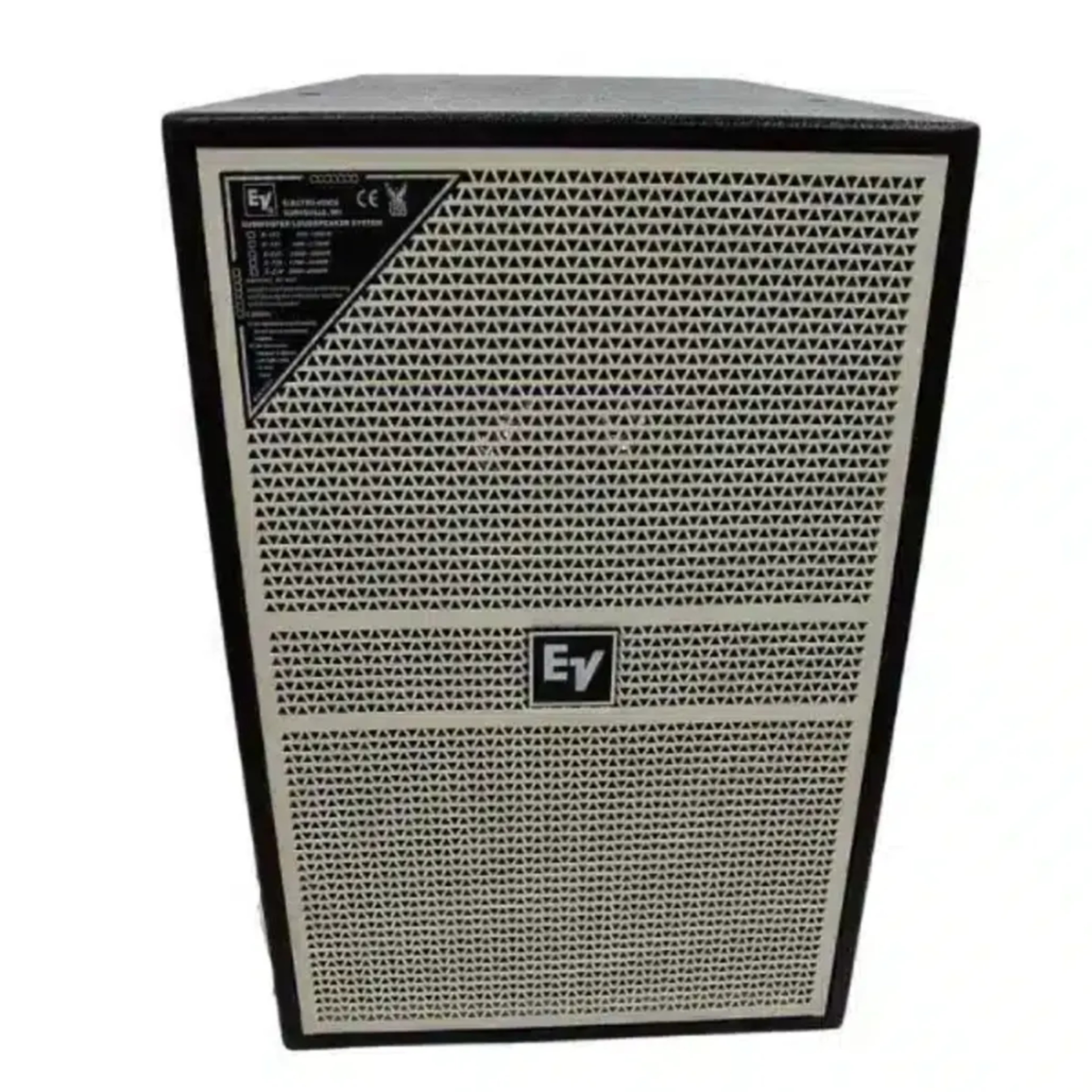 Electro-Voice (EV) White E115 Passive Speaker ELECTRO-VOICE Passive PA Speakers 15-Inch High-Efficiency Transducer Pristine Architectural White Textured main view audio equipment Kenya