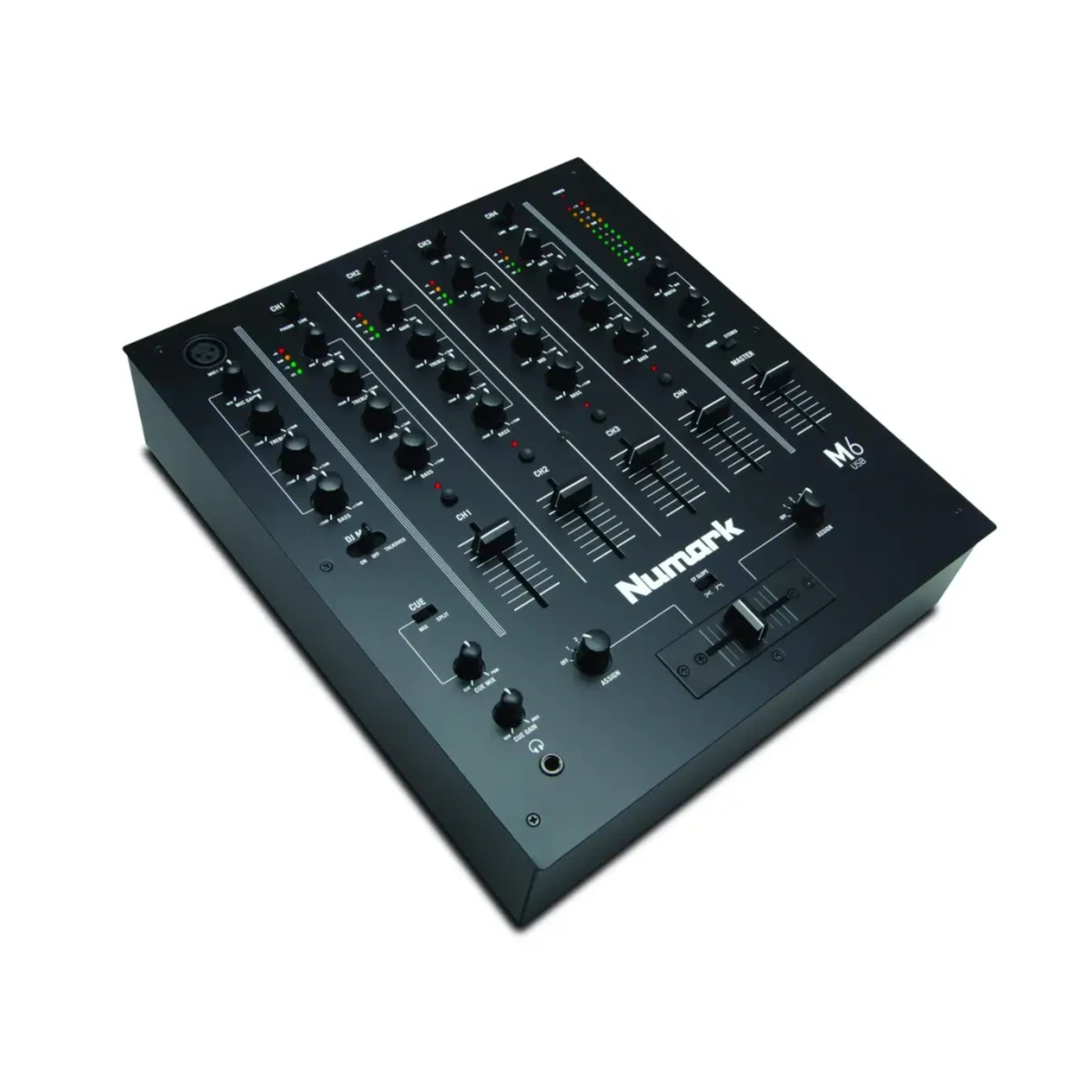 Numark M6 USB 4-Channel DJ Mixer NUMARK Analog Mixers 4 Club-Style Audio Channels main view audio equipment Kenya