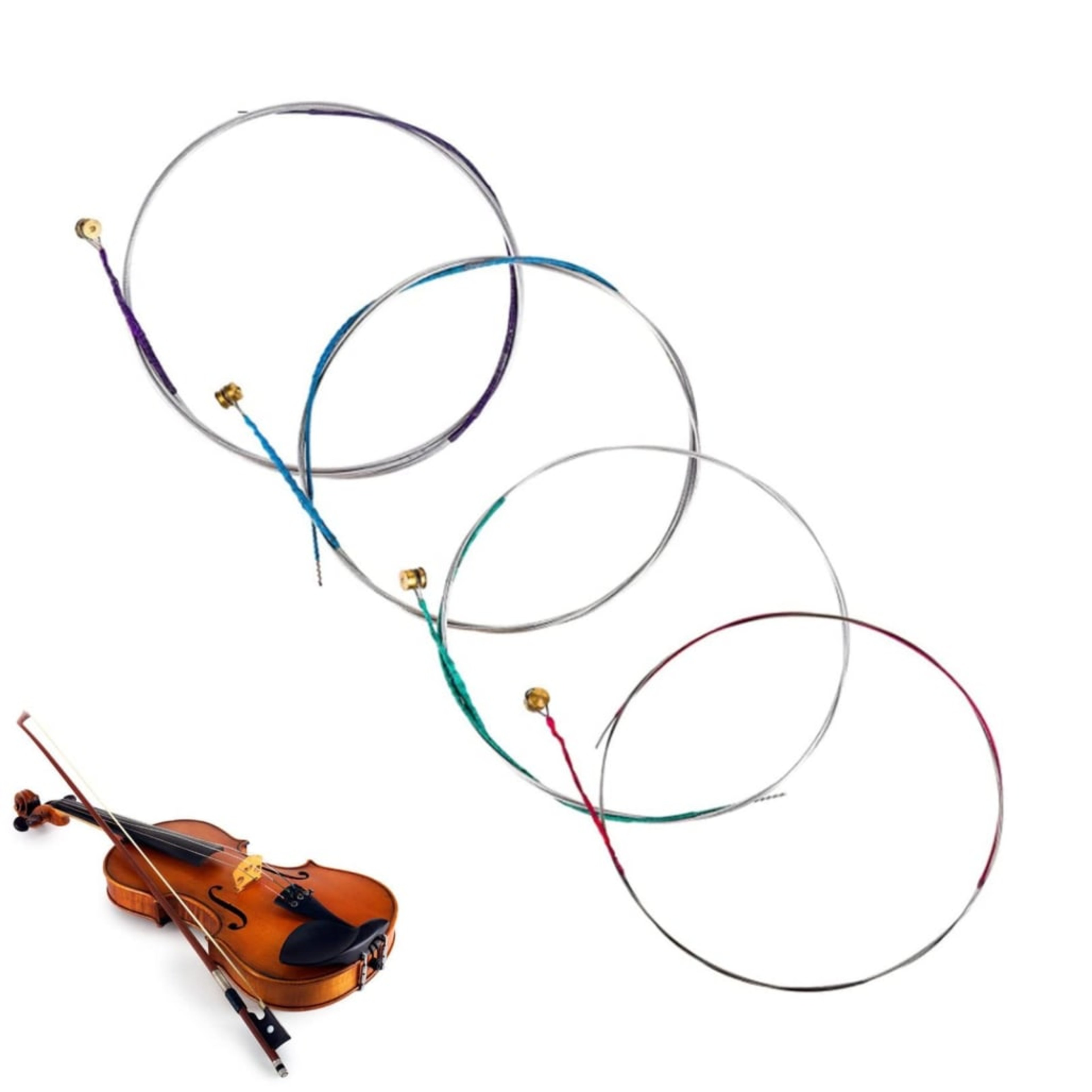 Eclipse Professional Violin Strings Set – Full Steel Core ECLIPSE SOUNDS Orchestral Strings 4/4 Full-Size Violin High-Grade Tensile Steel Core main view audio equipment Kenya