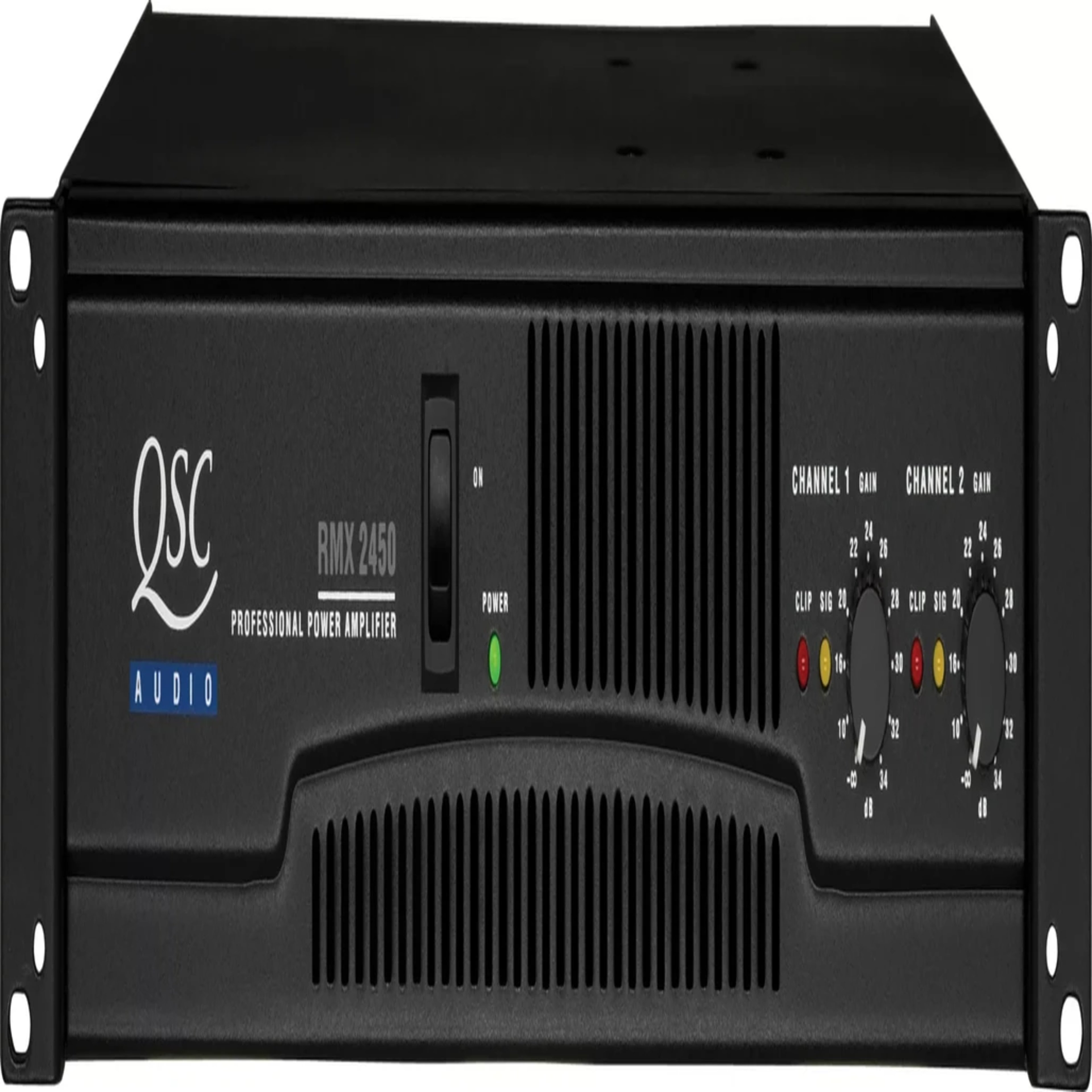 QSC RMX 2450 Professional Power Amplifier – 2400W Legend QSC Power Amplifiers main view audio equipment Kenya