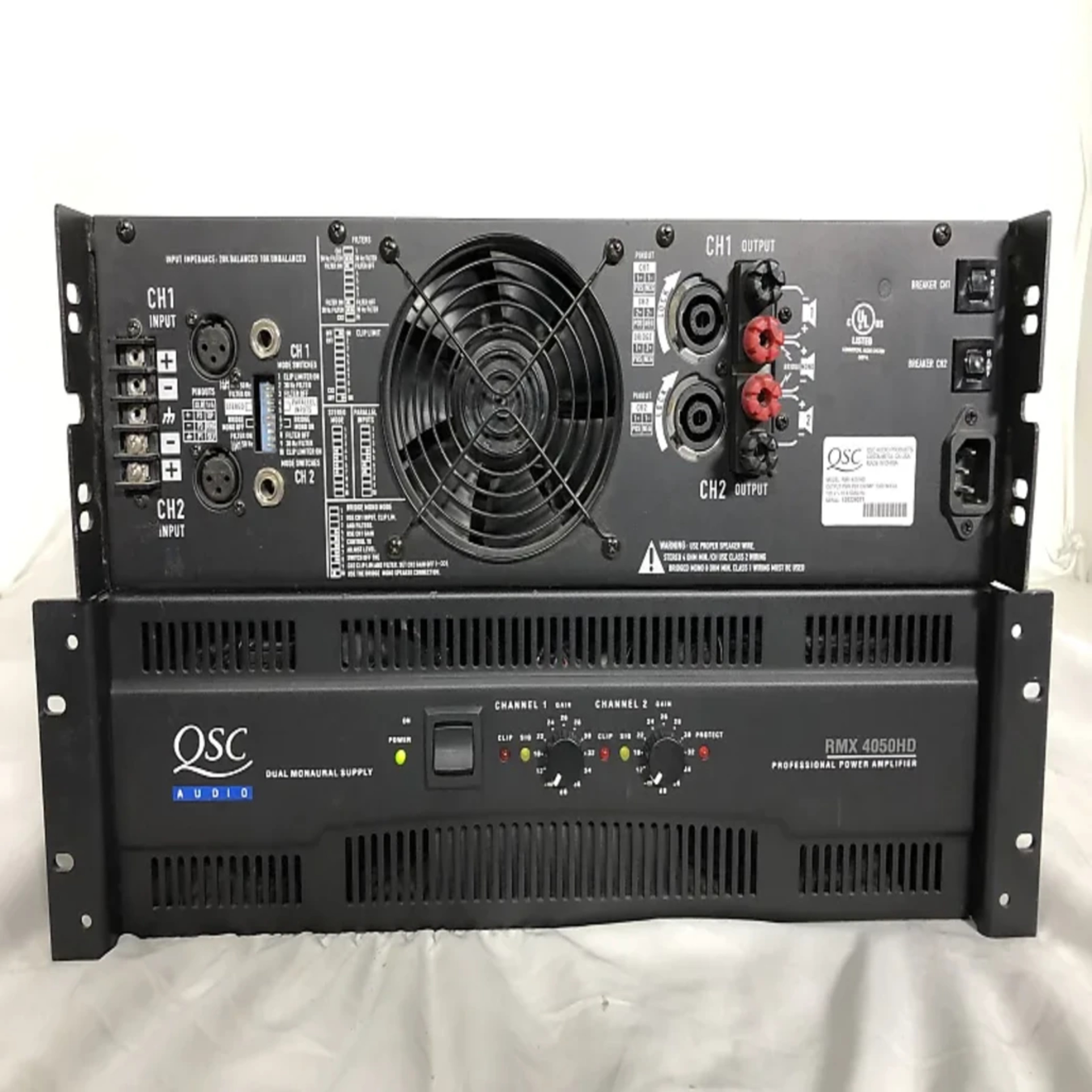 QSC RMX 4050HD Professional Amplifier – 4000W Heavy Duty QSC Power Amplifiers main view audio equipment Kenya