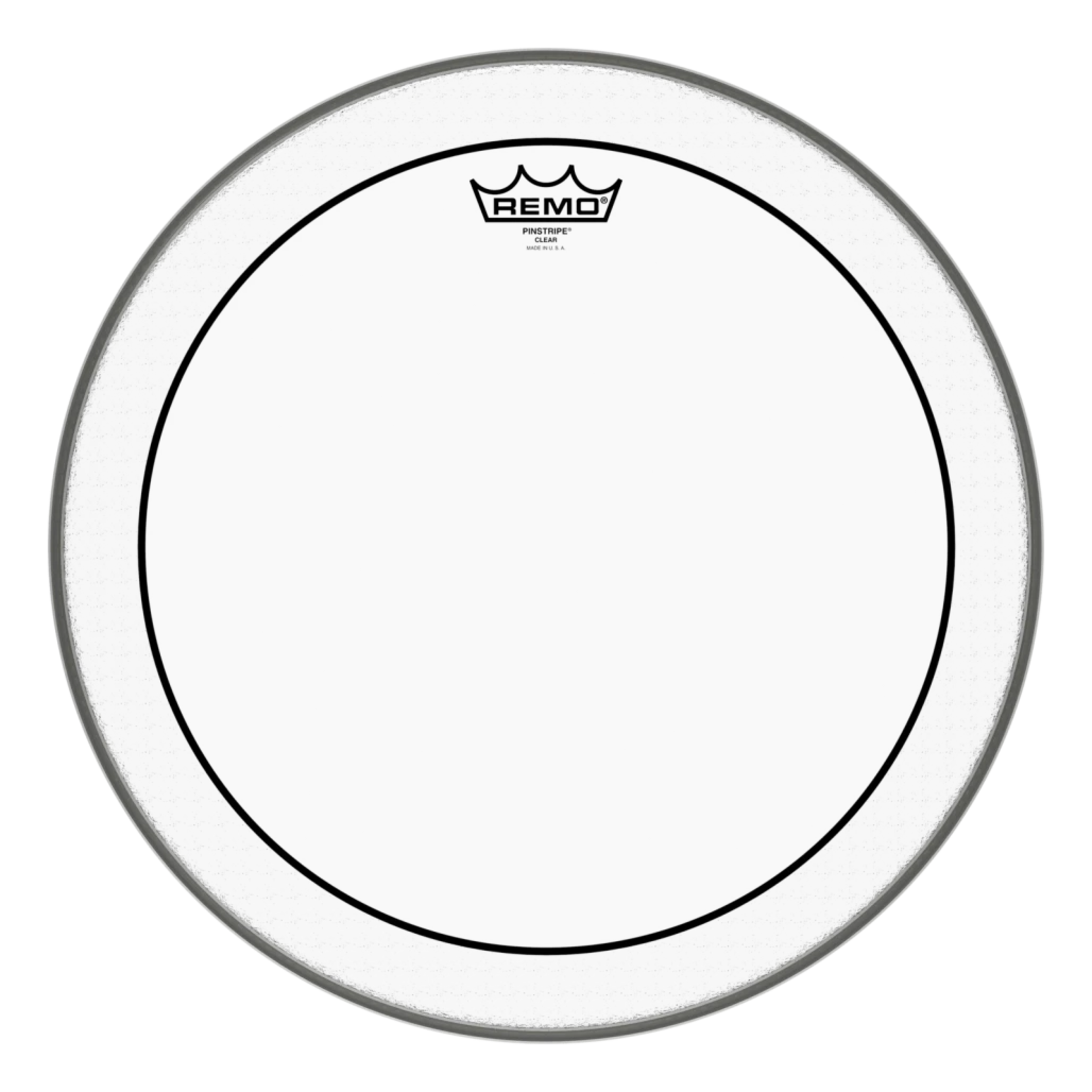 Remo 16-Inch Pinstripe Clear Drum Head REMO Drum Hardware & Accessories 16 Inches (Standard Floor Tom Size) Professional Dual-Ply Batter Head main view audio equipment Kenya