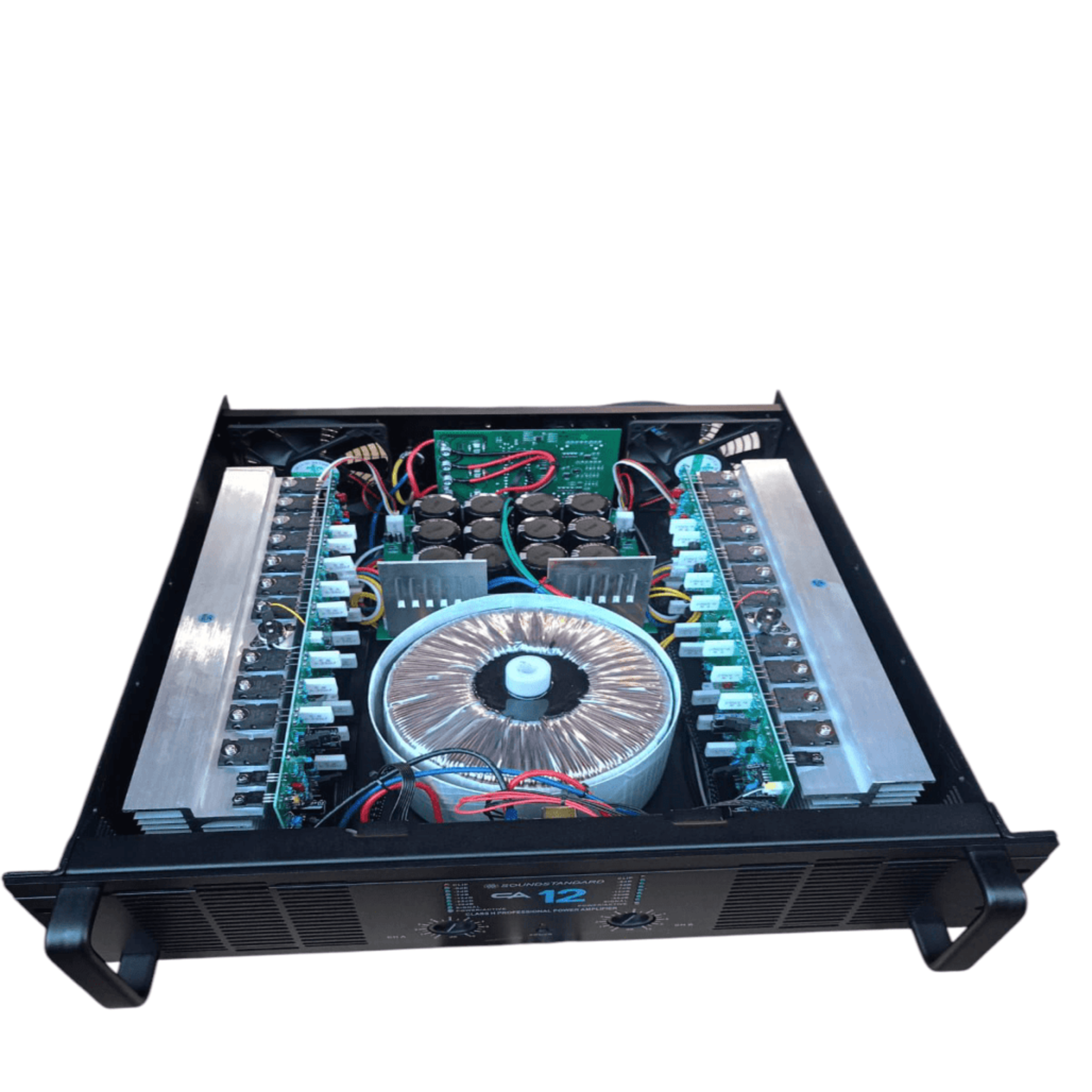 Sound Standard CA12 Professional Power Amplifier SOUND STANDARD Power Amplifiers 32kg (Heavy-Duty Steel Chassis) for Kenyan Racks Industrial Grade Heavy-Duty Toroidal Transformer main view audio equipment Kenya