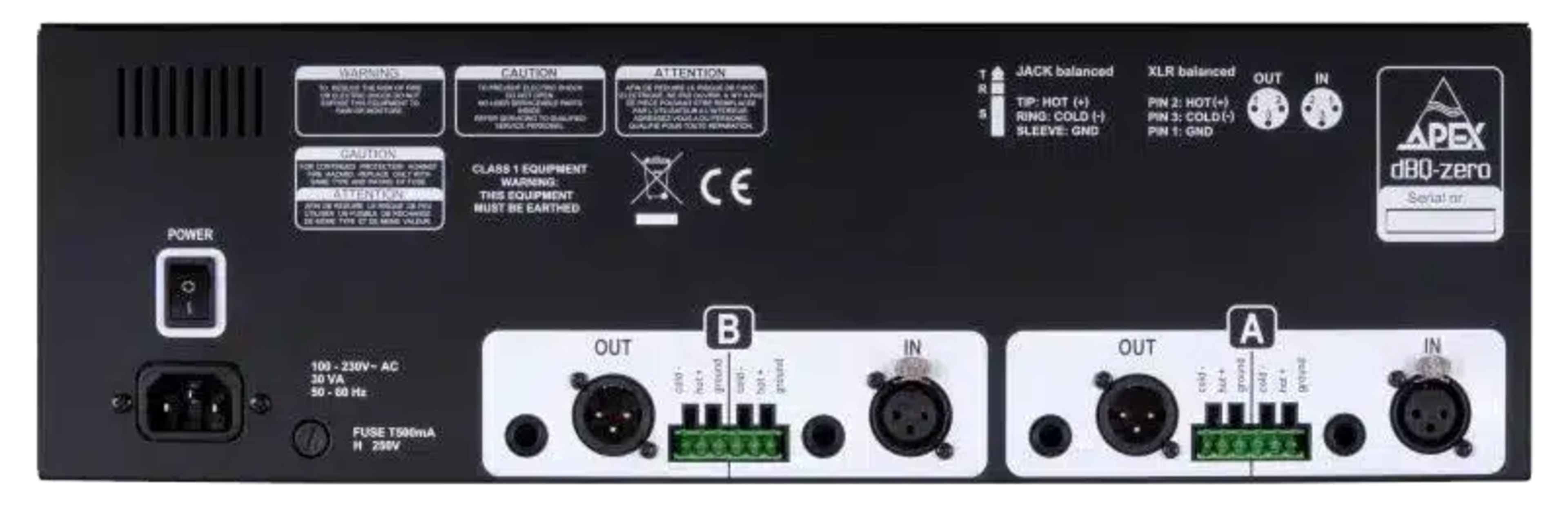 Apex dBQ - zero EQ APEX Audio Processors & EQ main view audio equipment Kenya