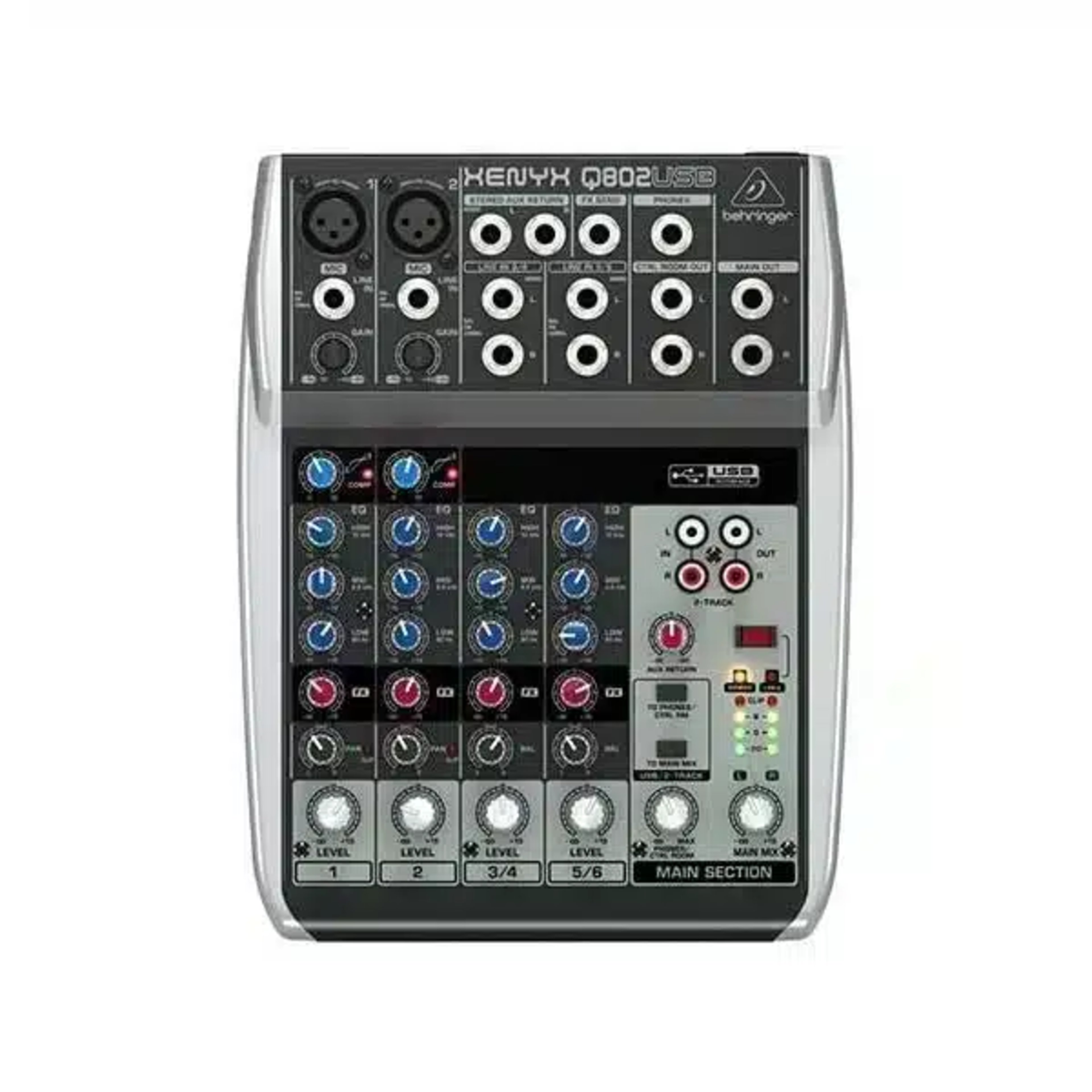 Behringer Xenyx Q802USB Mixer BEHRINGER Analog Mixers main view audio equipment Kenya