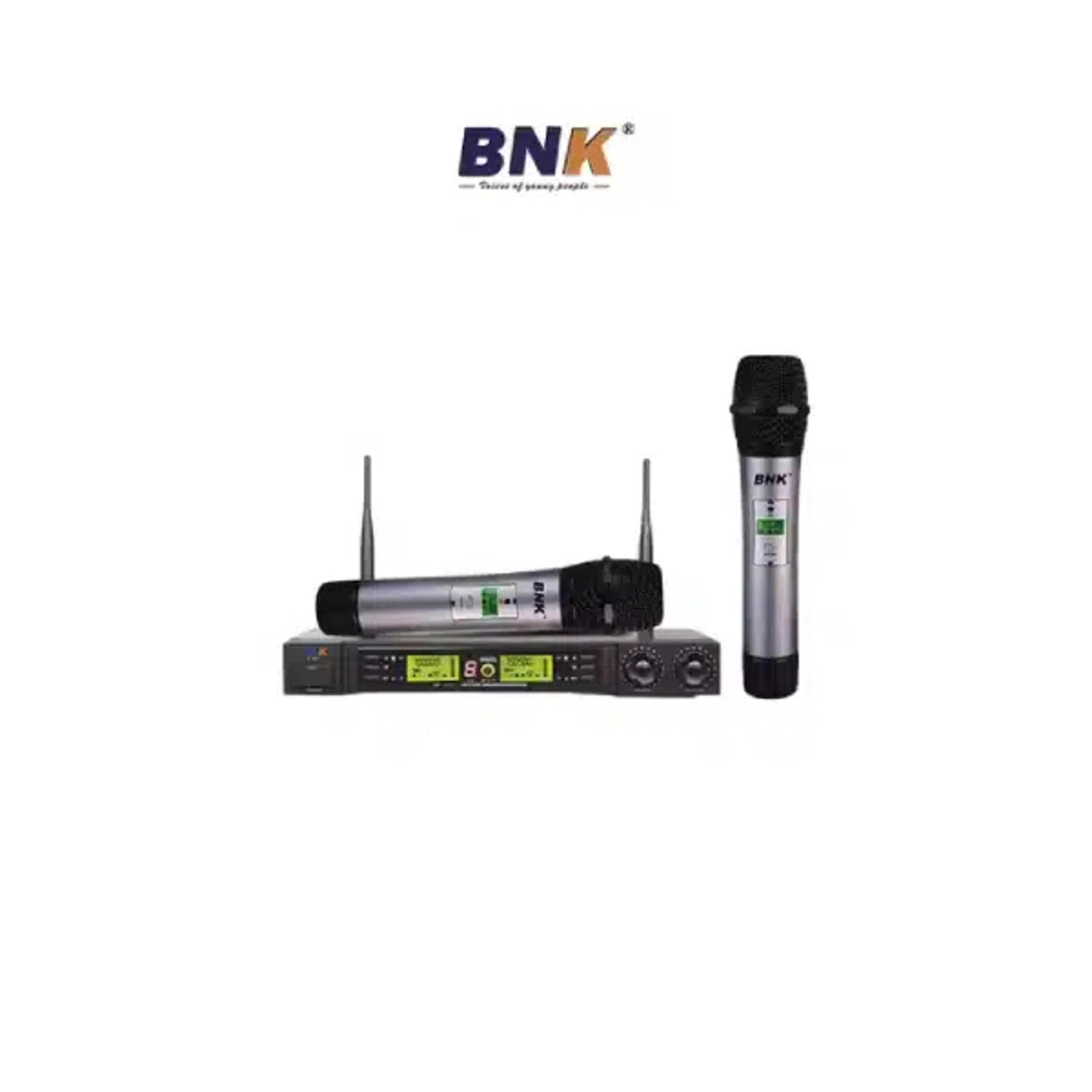 BNK X55 UHF Microphone BNK Wireless Microphone Systems Dual Handheld Wireless System main view audio equipment Kenya