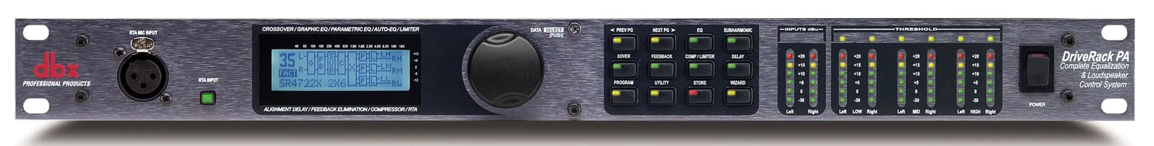 DBX Driverack PA DBX Audio Processors & EQ Loudspeaker Control System main view audio equipment Kenya