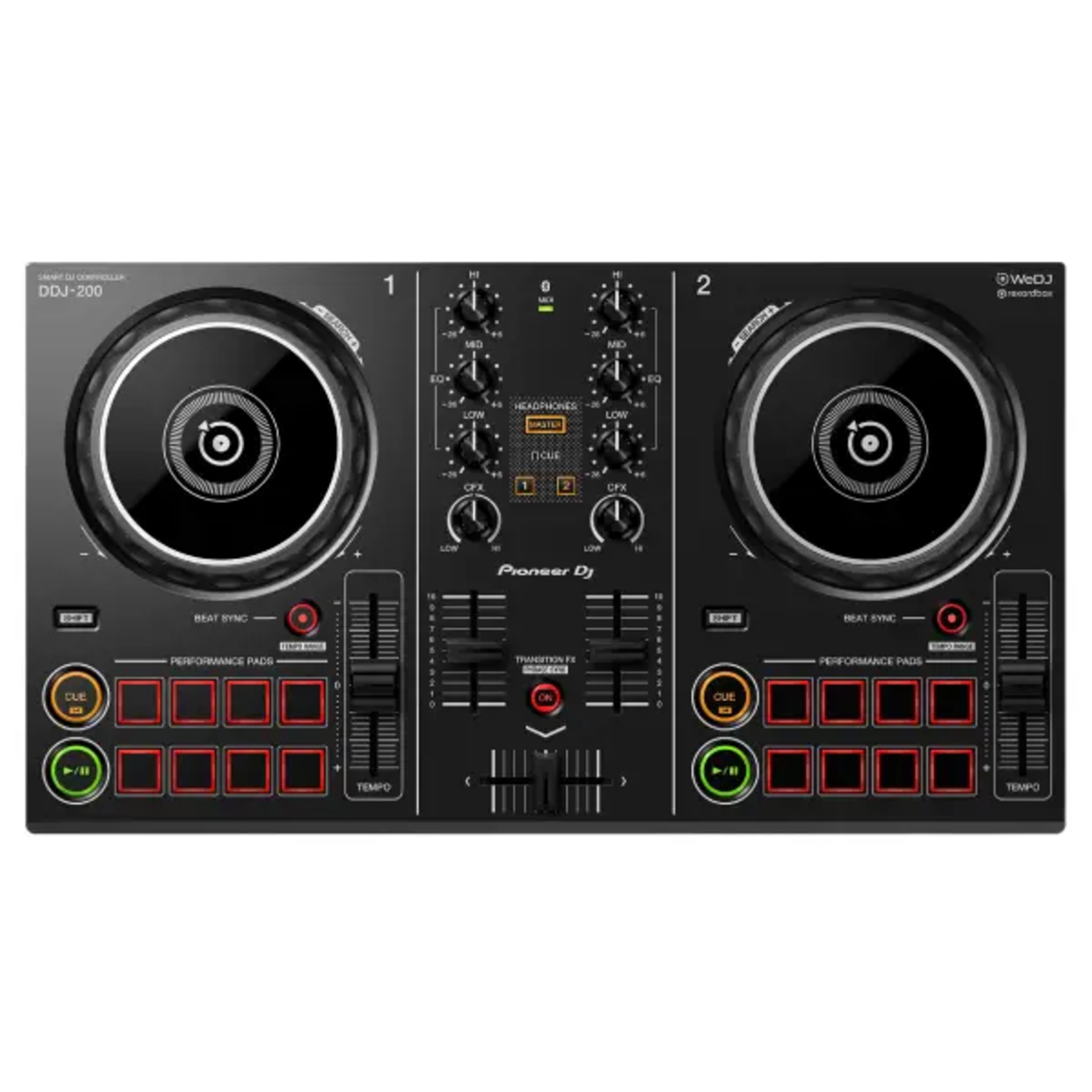 Ddj 200 dj controller PIONEER DJ Equipment 1.2kg (Ultra-portable) Smart DJ Controller main view audio equipment Kenya