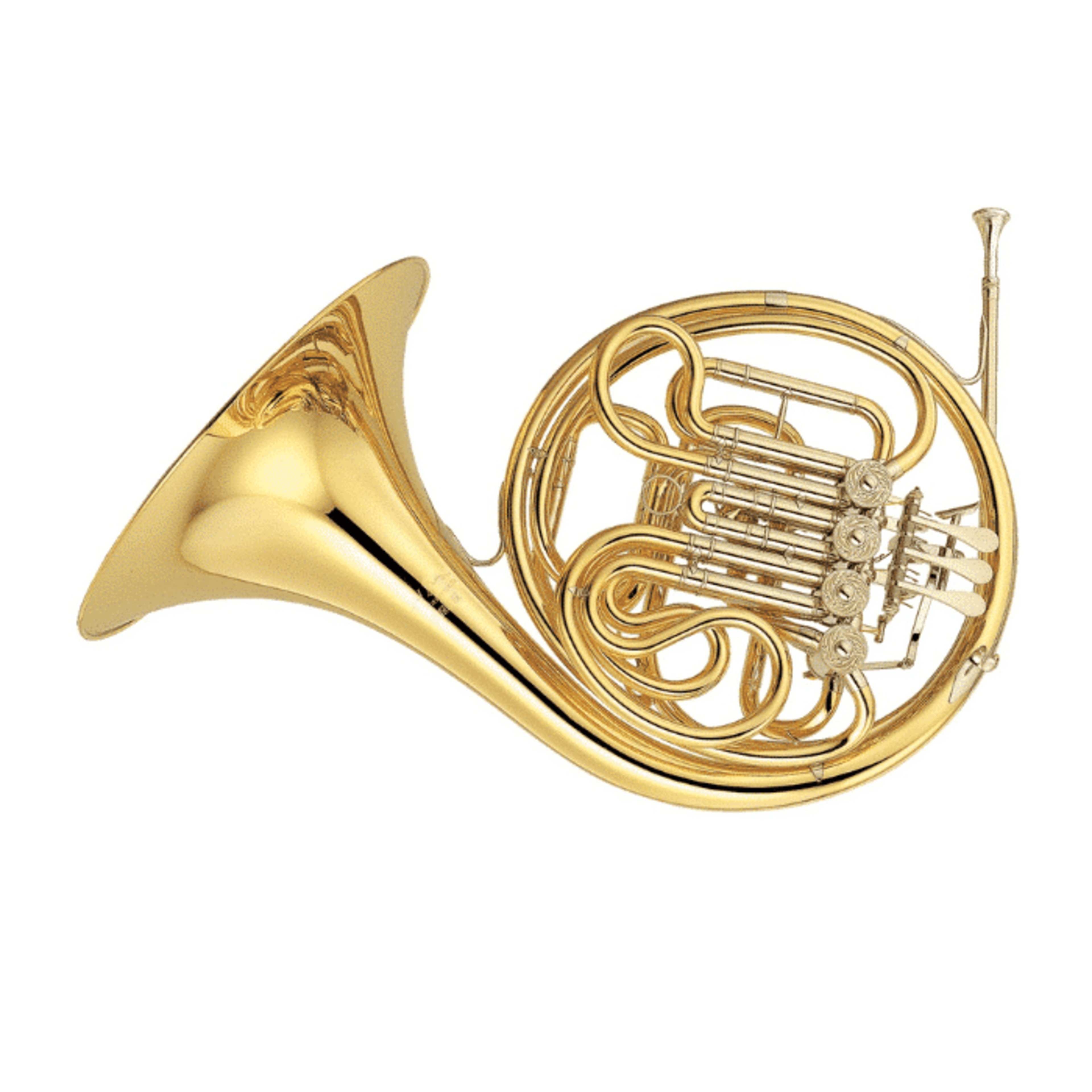French Horn Wind Instruments Polished Yellow Brass Standard Orchestral main view audio equipment Kenya