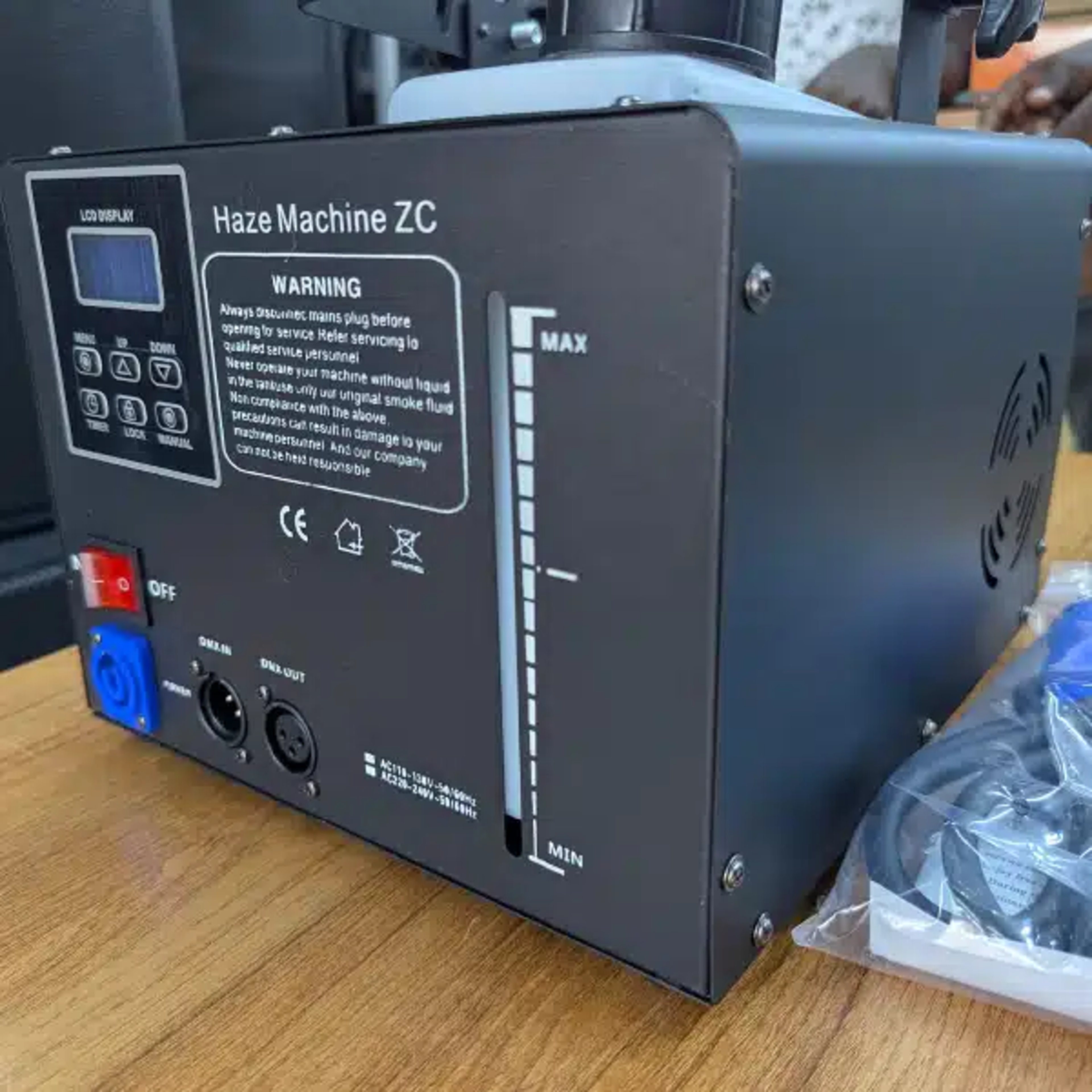 HAZE Machine ZC LED PAR & Wash Lights Continuous Output Hazer DMX512, Wired Remote, Auto main view audio equipment Kenya