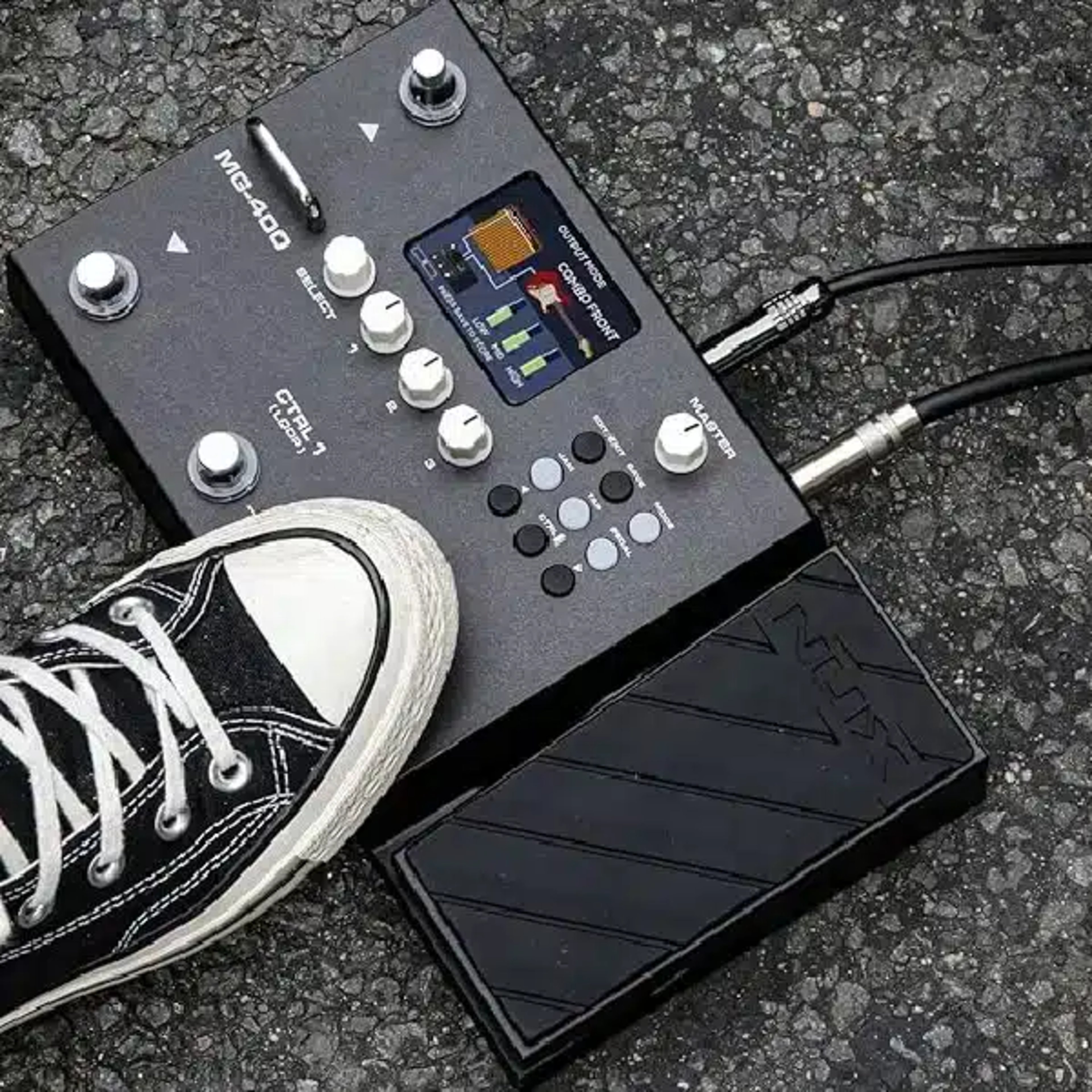 NUX MG - 400 Multi - Effects Pedal NUX Guitar Accessories & Effects 2.8" Color LCD Advanced Multi-Effects Modeling Pedal main view audio equipment Kenya