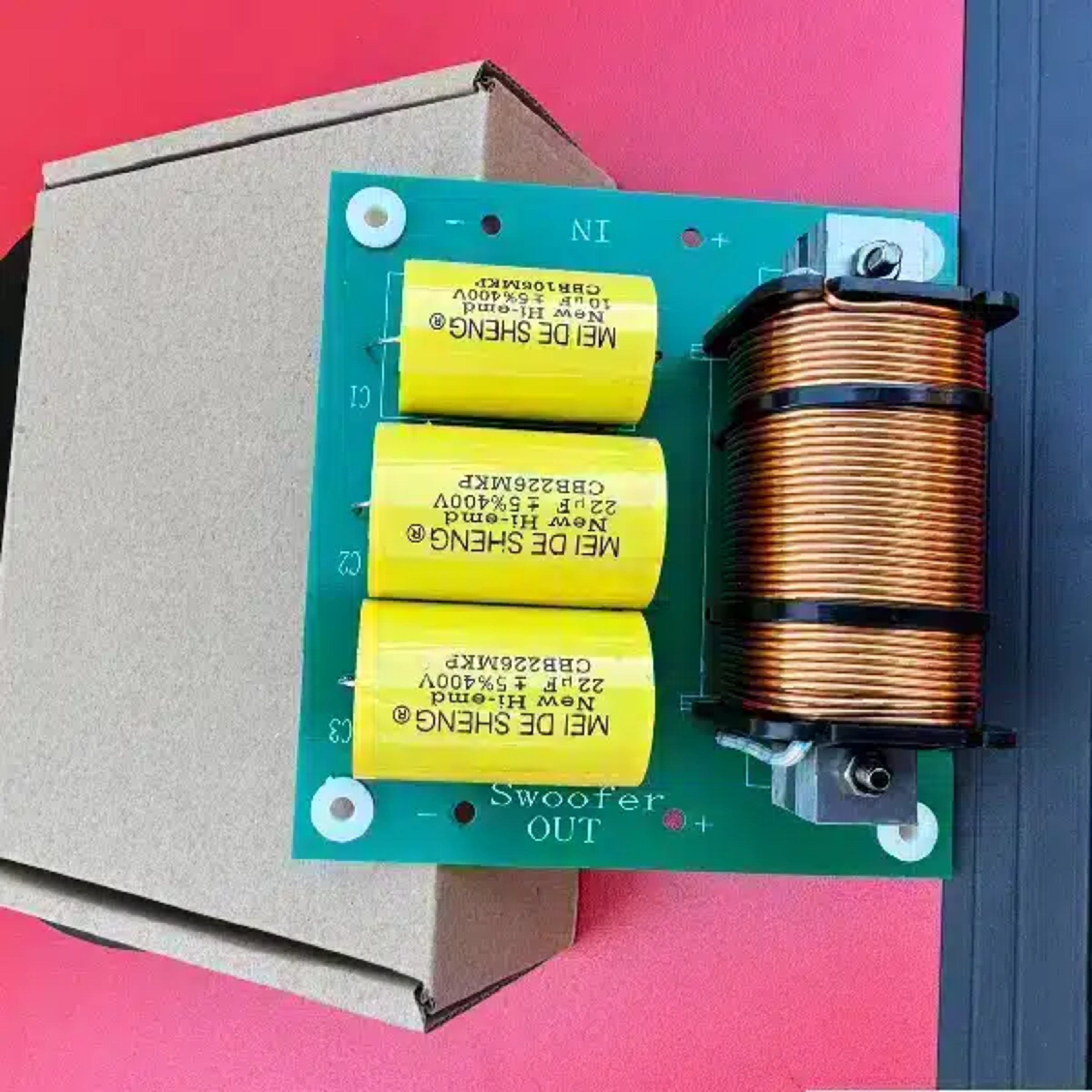 OL2 Midrange Crossover Naked Speaker Drivers Mid-Range Speaker Crossover Passive Network main view audio equipment Kenya