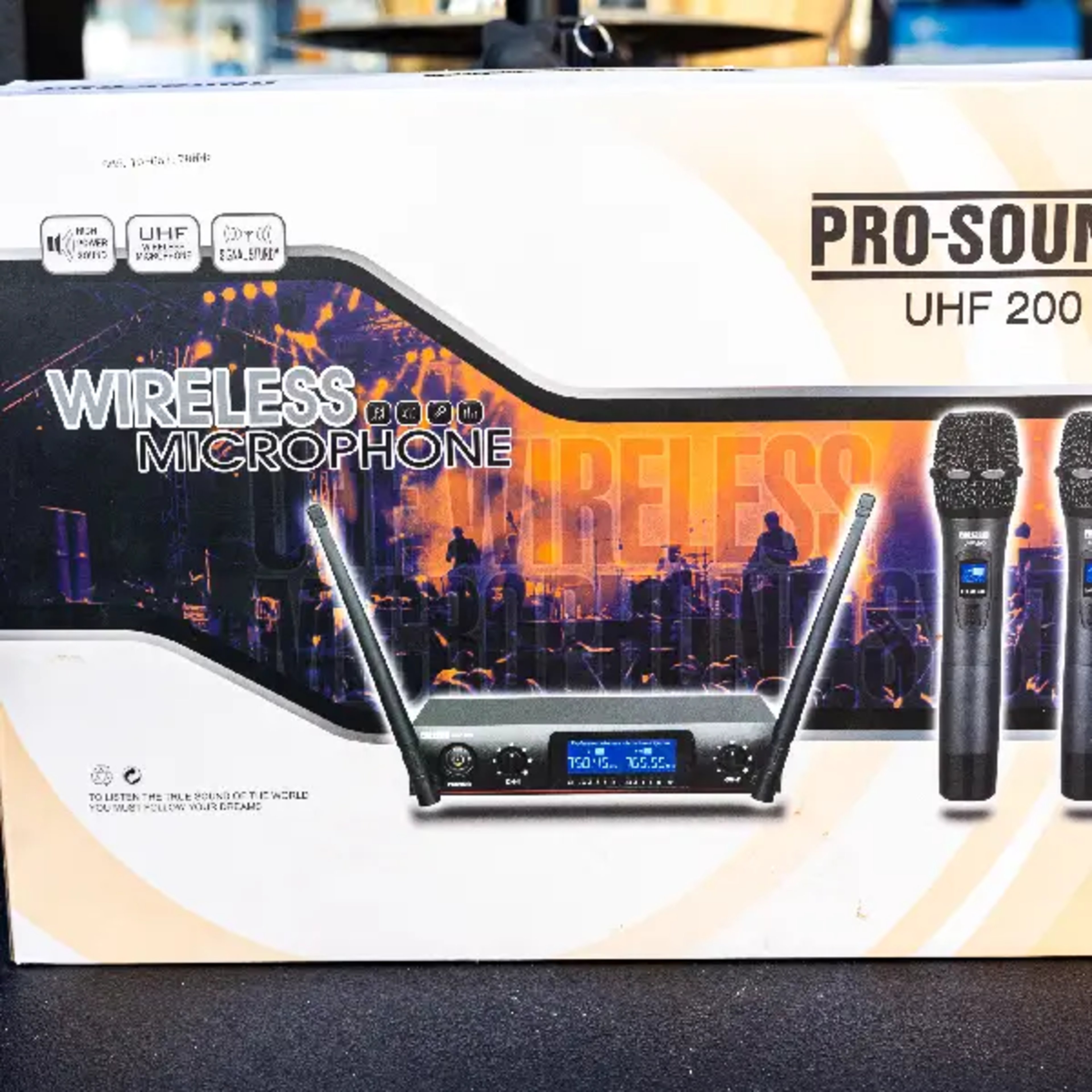 Pro-sound UHF 200 Professional Dual Wireless System SOUND STANDARD Wireless Microphone Systems Dual-Channel UHF Wireless System main view audio equipment Kenya