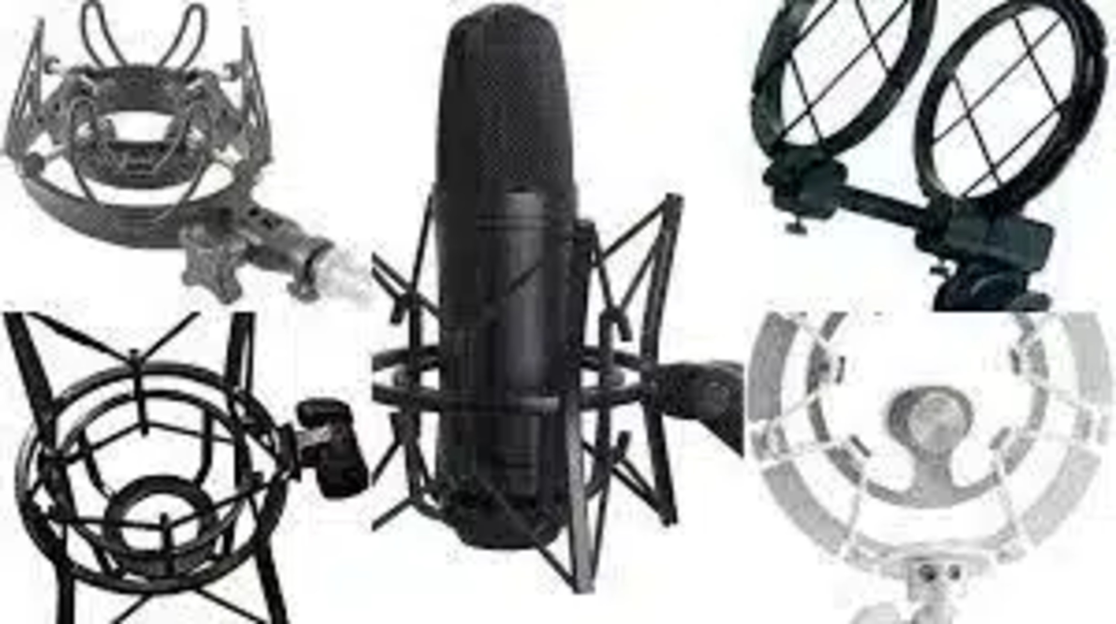 ProAm USA Dual-Stage Universal Microphone Shock Mount PROAM Connectors & Adapters High-Grade Aluminum/Steel Universal Microphone Shock Mount main view audio equipment Kenya