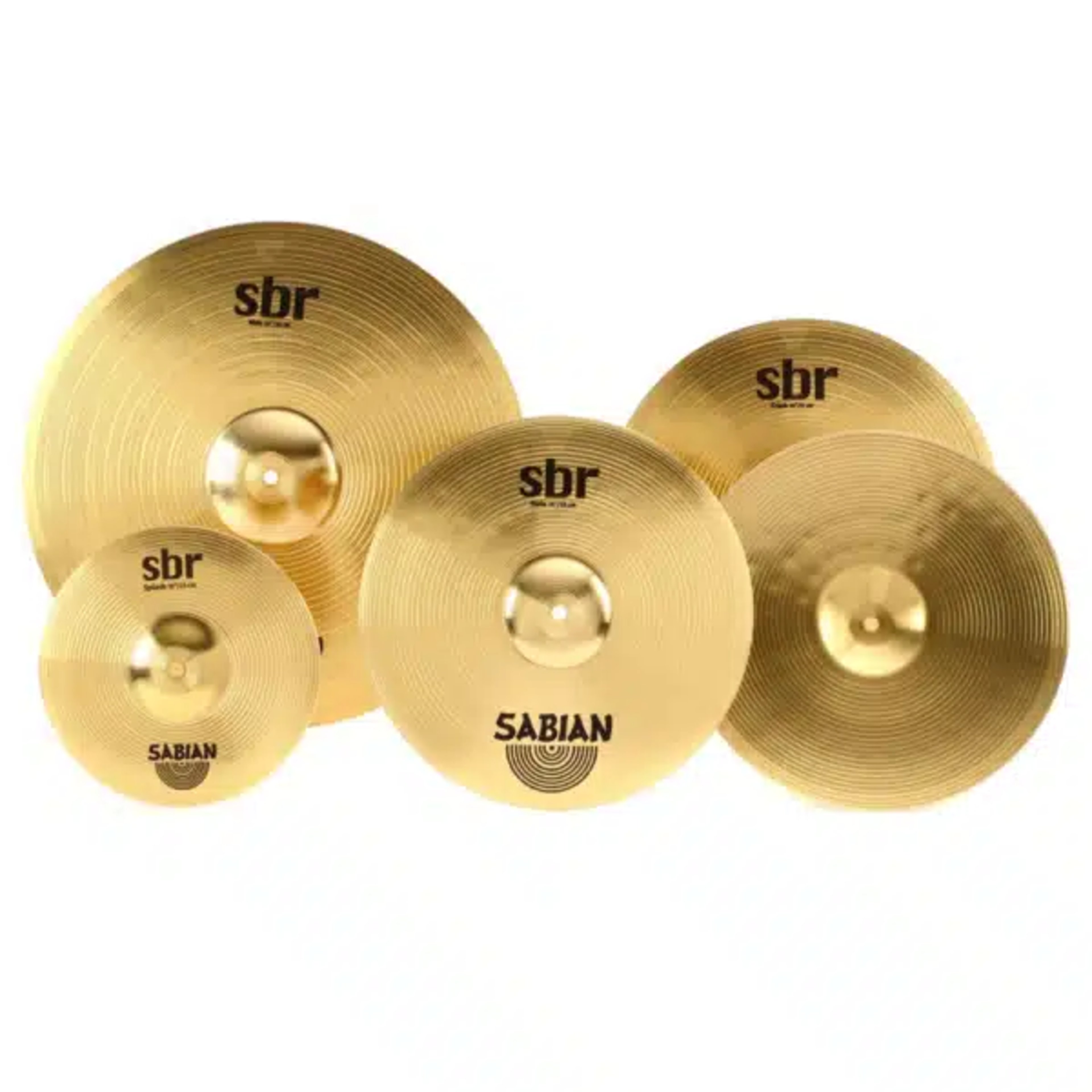 Sabian SBR Complete Professional Brass Cymbal Set SABIAN Drum Hardware & Accessories Premium Brass main view audio equipment Kenya
