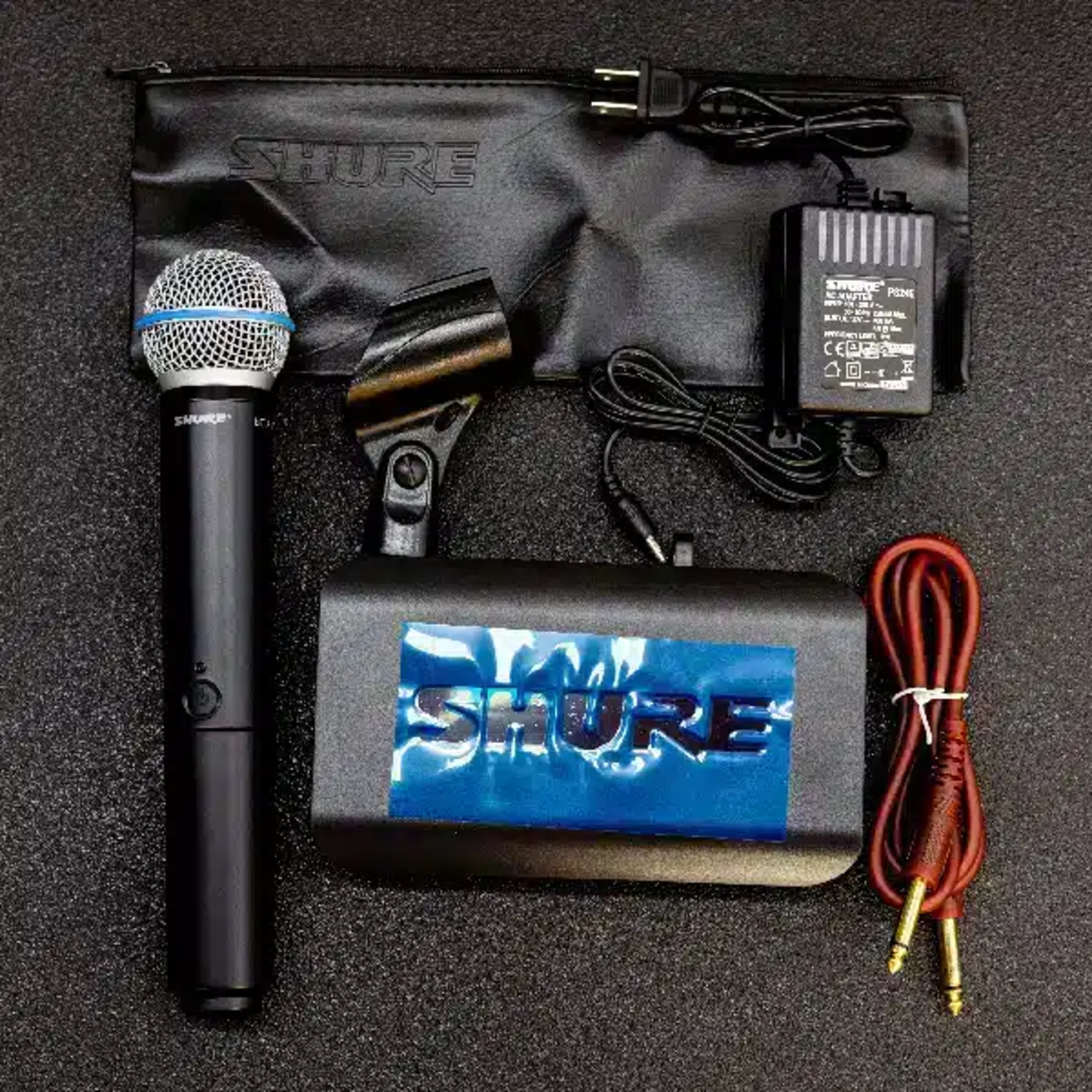 Shure Beta 58A BLX Wireless Combo Handheld Microphone System SHURE Wireless Microphone Systems main view audio equipment Kenya