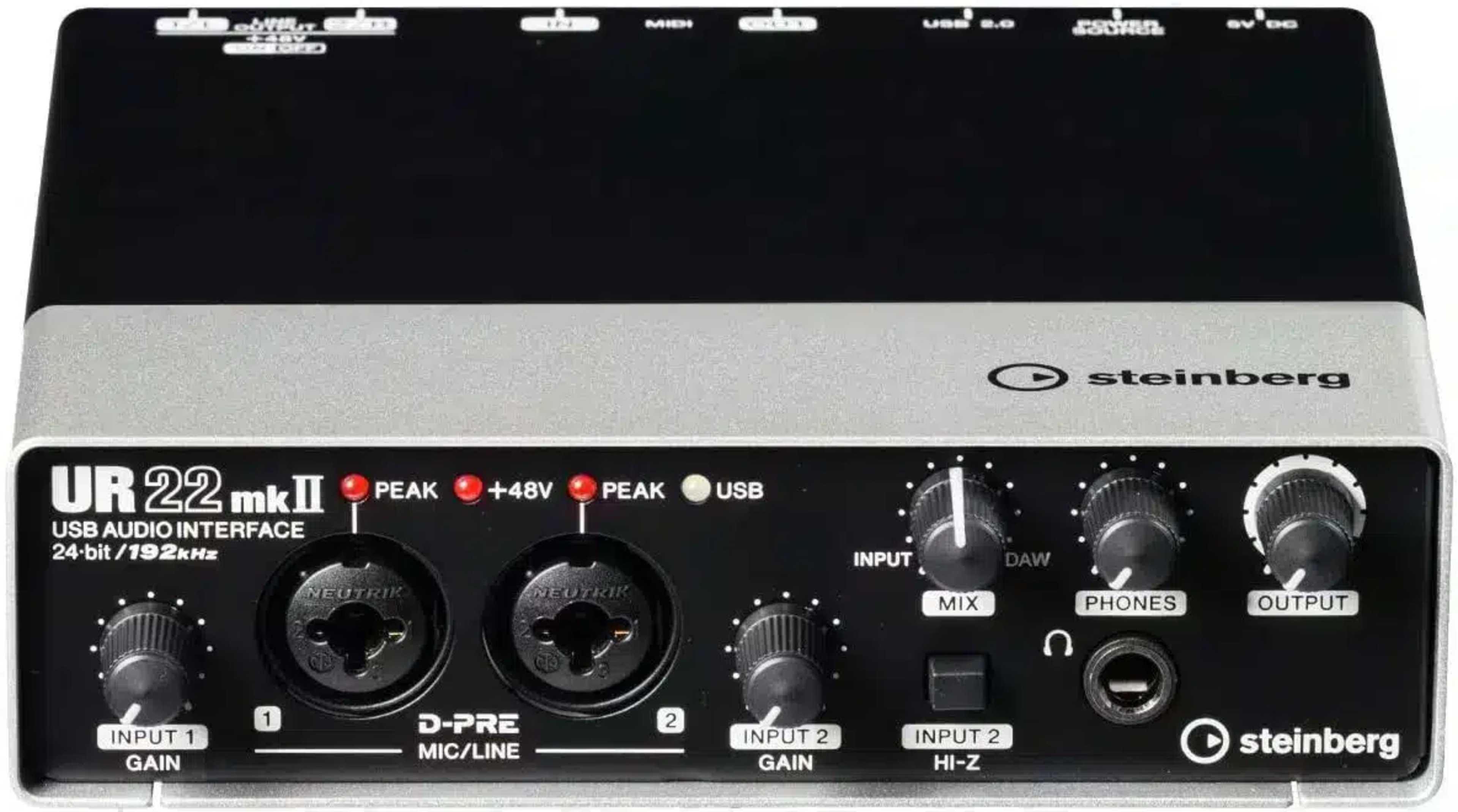Steinberg UR22MKII 2-Channel Professional USB Audio Interface STEINBERG Studio Monitors main view audio equipment Kenya
