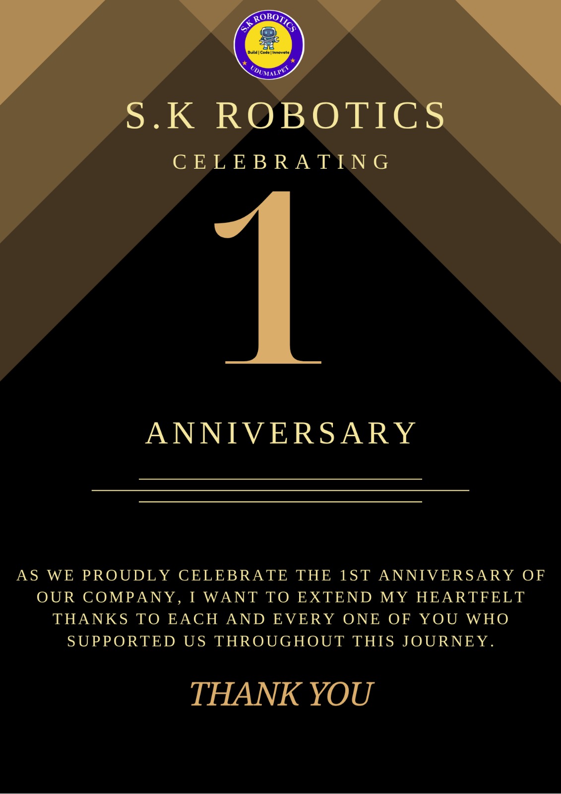 SK Robotics 1 Year Anniversary