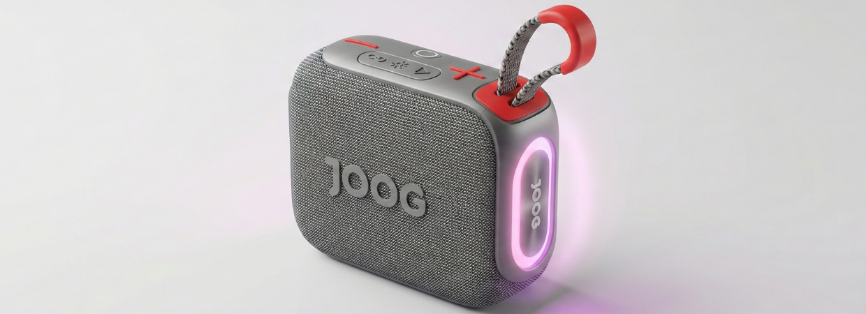 JOOG Pair S 10W IPX7 - Caixa de som Bluetooth Portátil