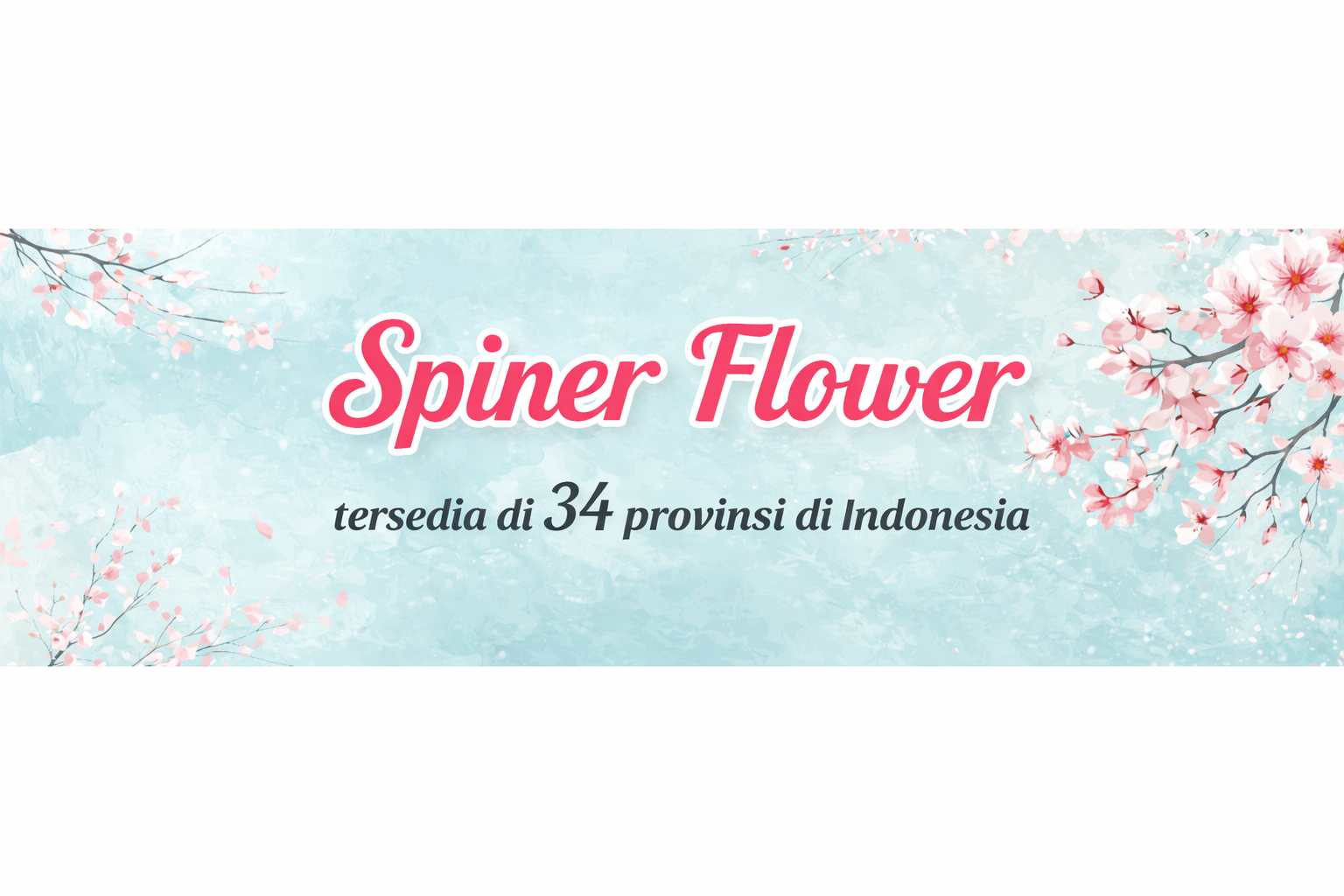 Banner Spiner Flowers