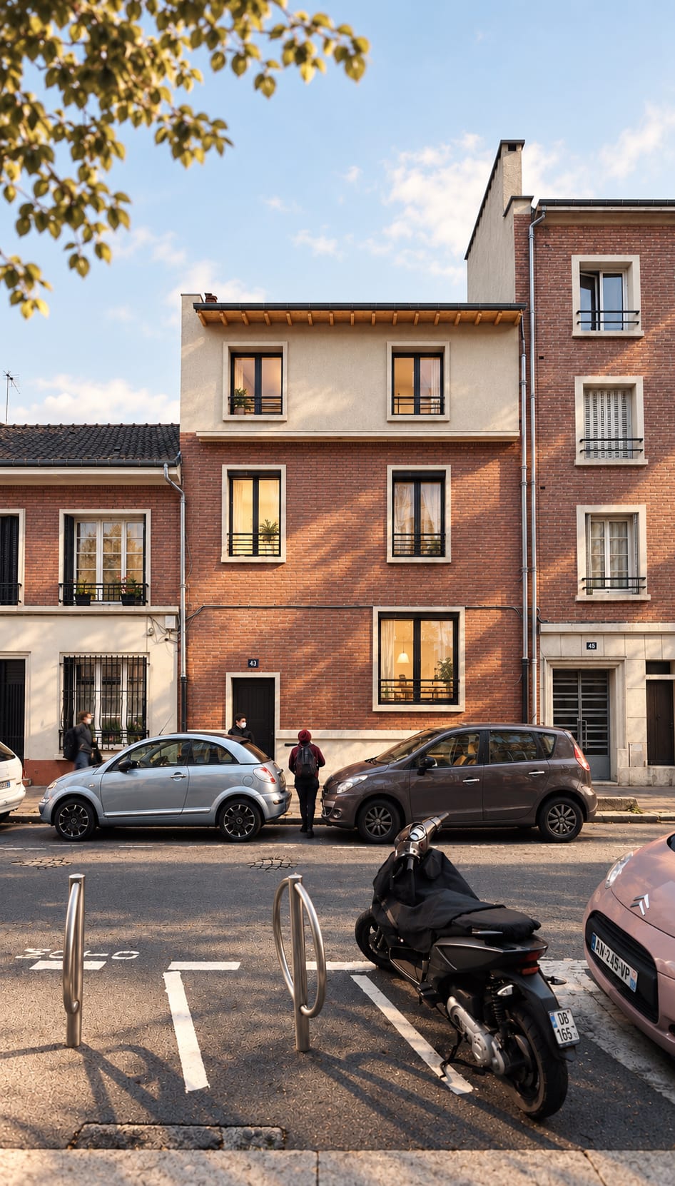 surélévation maison de ville | atelier d'architecture lga© | Toulouse