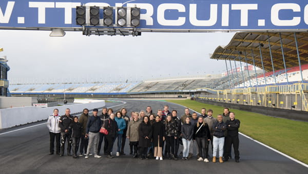 Team op het circuit