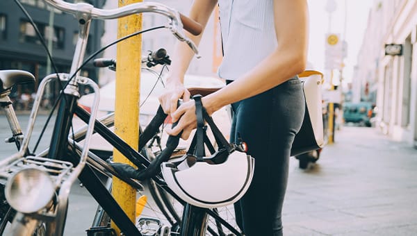 Fietsslot om uw fiets te beveiligen