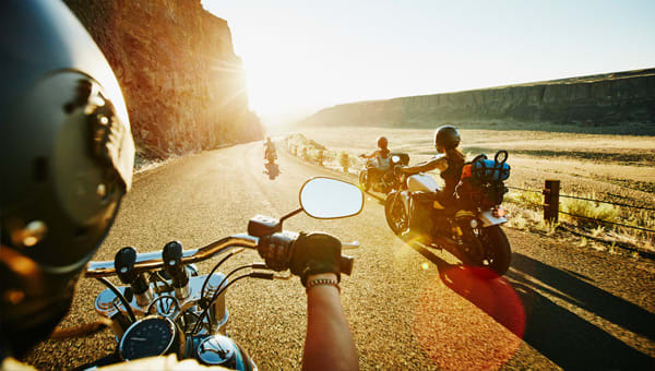 Foto bij motor schade in het buitenland