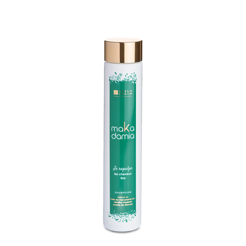 Shampoing cheveux fins Je repulpe maKadamia - Urban Keratin - Produit capillaire professionnel