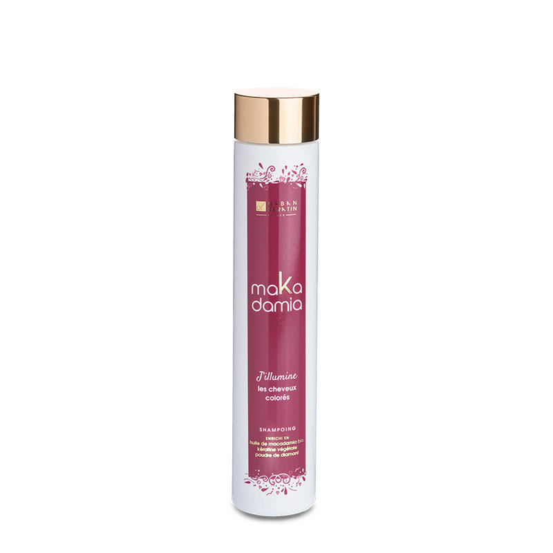 Shampoing cheveux colorés J'illumine Makadamia - Urban Keratin - Produit capillaire professionnel