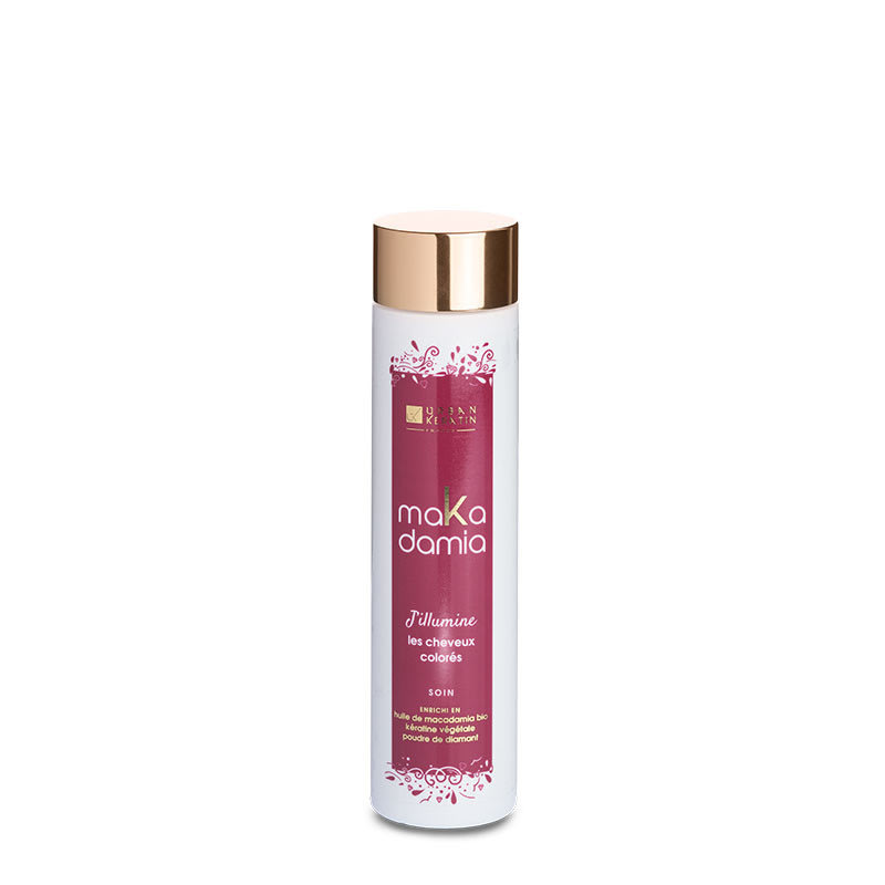 Soin cheveux colorés J'illumine Makadamia - Urban Keratin - Produit capillaire professionnel