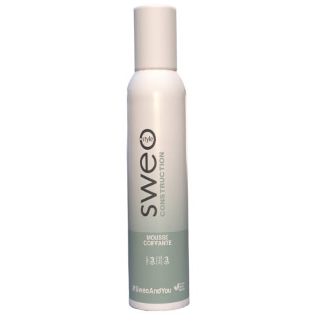 Mousse coiffante Sweo Style 100% vegan - Sweo - Produit capillaire professionnel 250ml