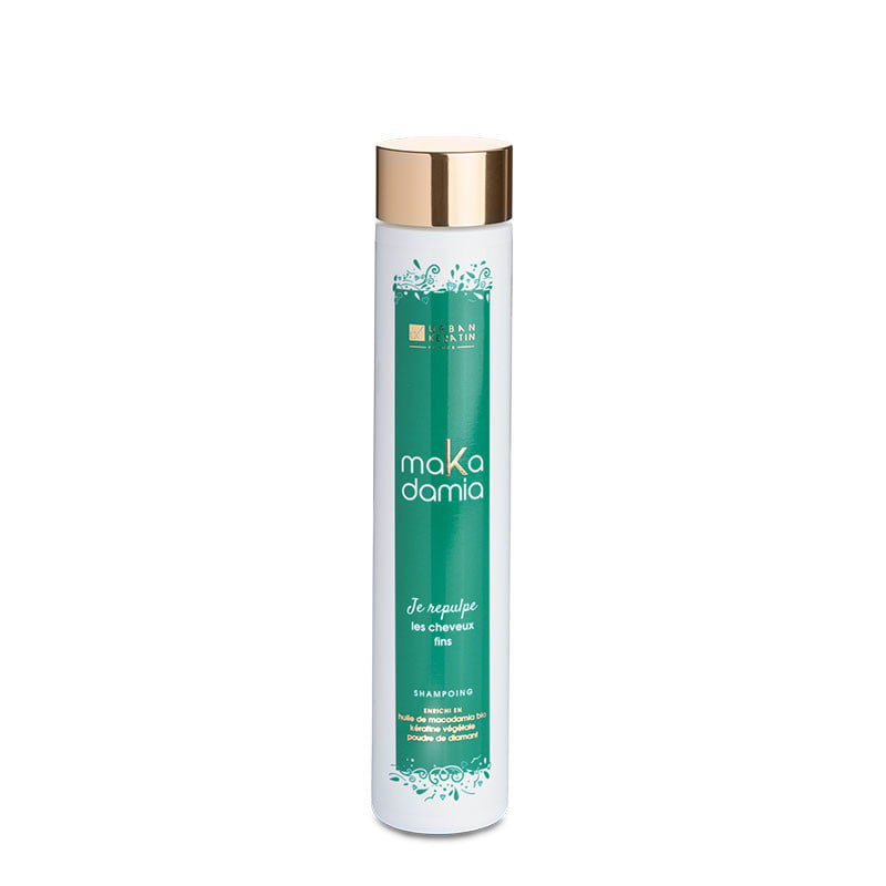 Shampoing cheveux fins Je repulpe maKadamia - Urban Keratin - Produit capillaire professionnel 250ml
