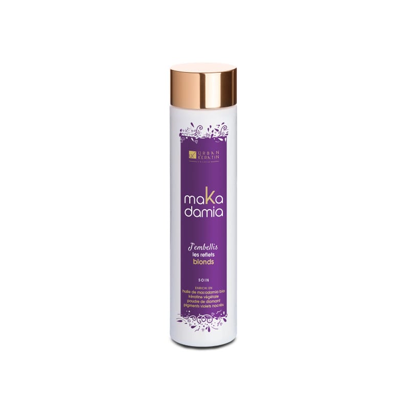 Soin cheveux Blond K Makadamia - Urban Keratin - Produit capillaire professionnel 200ml
