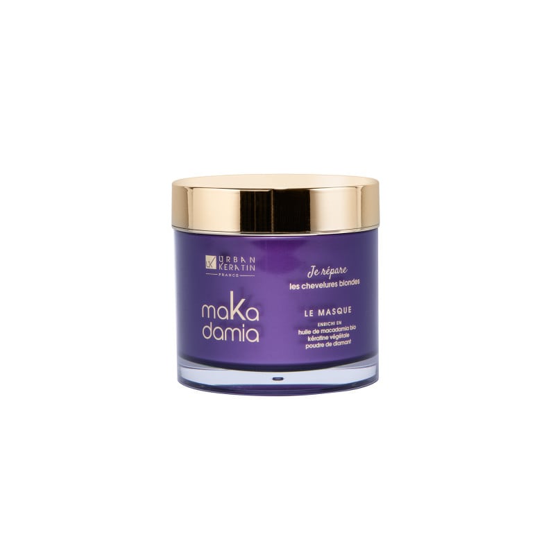Masque profond Blonde K Makadamia - Urban Keratin - Produit capillaire professionnel 200ml