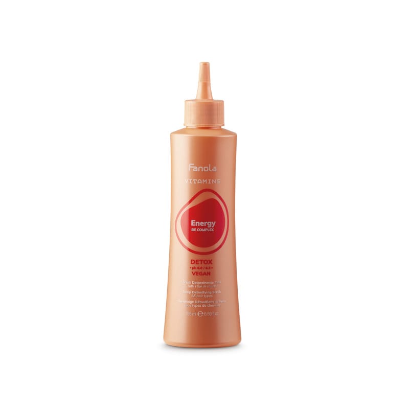 Gommage détoxifiant cuir chevelu Vitamins Energy - Fanola - Produit capillaire professionnel 195ml