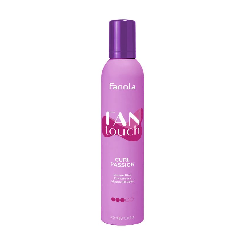 Mousse boucles FanTouch - Fanola - Vue détaillée du produit capillaire professionnel 300ml