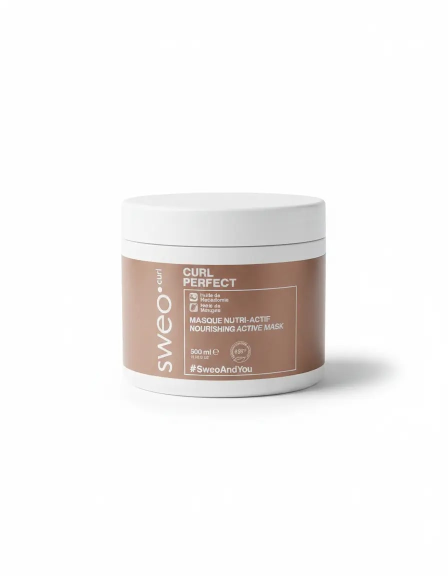Masque Nutri-Actif Curl Perfect Sweo - Sweo - Produit capillaire professionnel 500ml