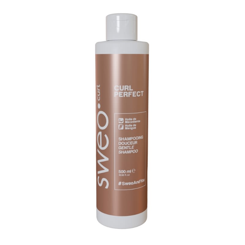 Shampoing douceur cheveux bouclés Curl Perfect - Sweo - Produit capillaire professionnel 500ml
