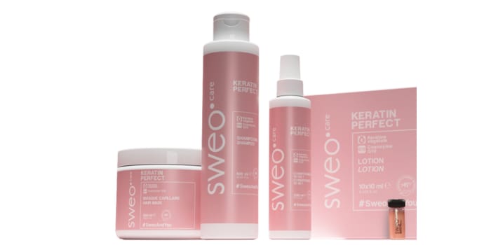 Gamme Keratin perfect - Sweo - Produits capillaires professionnels
