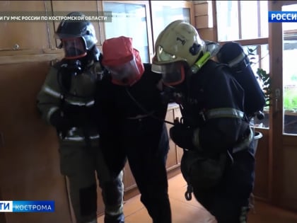 Костромские огнеборцы провели в КГСХА масштабные пожарные учения