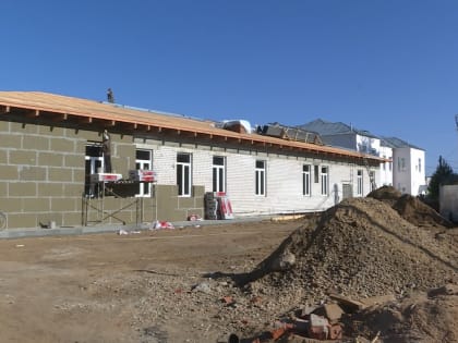 В Нерехтской ЦРБ завершается строительство нового корпуса поликлиники для взрослых