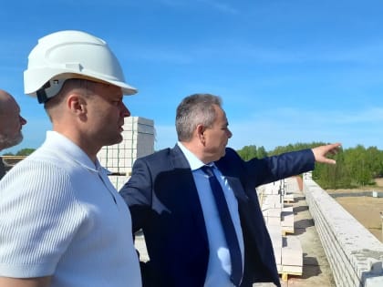 Строительство новой школы в микрорайоне Венеция идет полным ходом