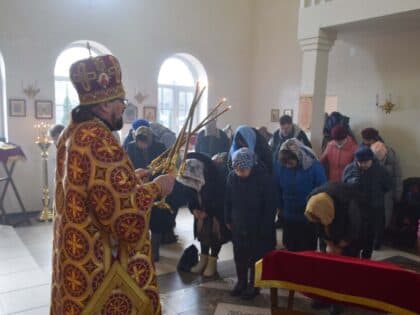 День памяти сщмч.Иоанна Кесарийского в храме апостолов Петра и Павла с.Адищево