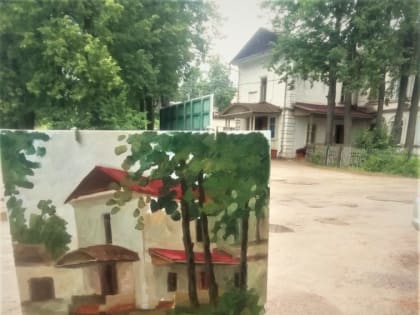 Юные костромские художники вдохновились видами Кологрива