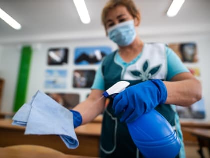 Во время каникул в костромских школах проводят дополнительную дезинфекцию
